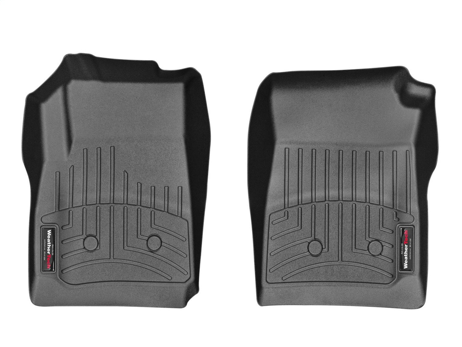 Weathertech 447511 FloorLiner™ DigitalFit®; Black; Front; Weathertech 447511