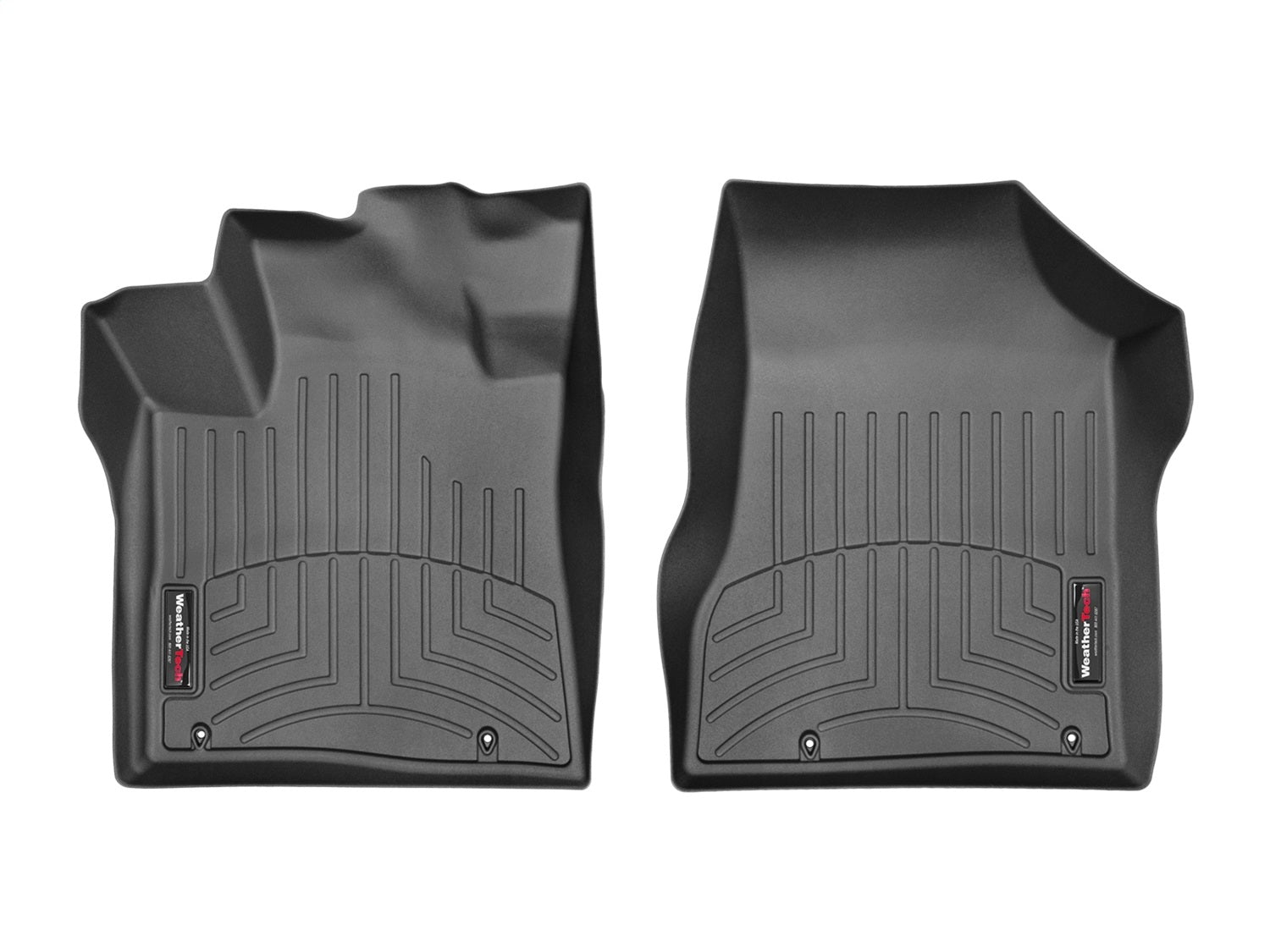 Weathertech 447561 FloorLiner™ DigitalFit®; Black; Front; Weathertech 447561