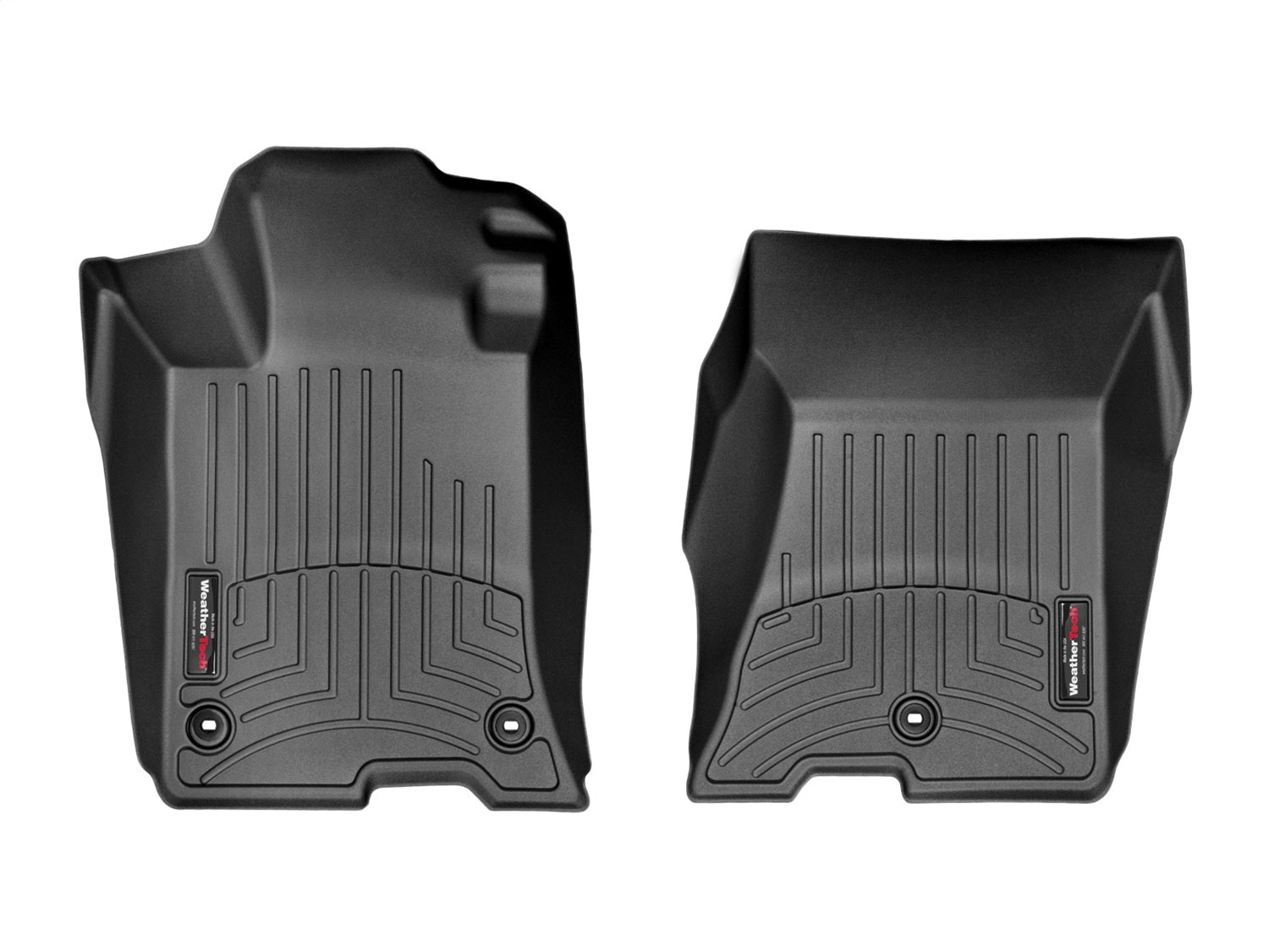 Weathertech 447691 FloorLiner™ DigitalFit®; Black; Front; Weathertech 447691