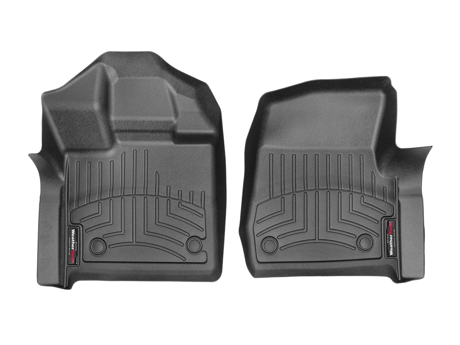 Weathertech 447921 FloorLiner™ DigitalFit®; Black; Front; Weathertech 447921