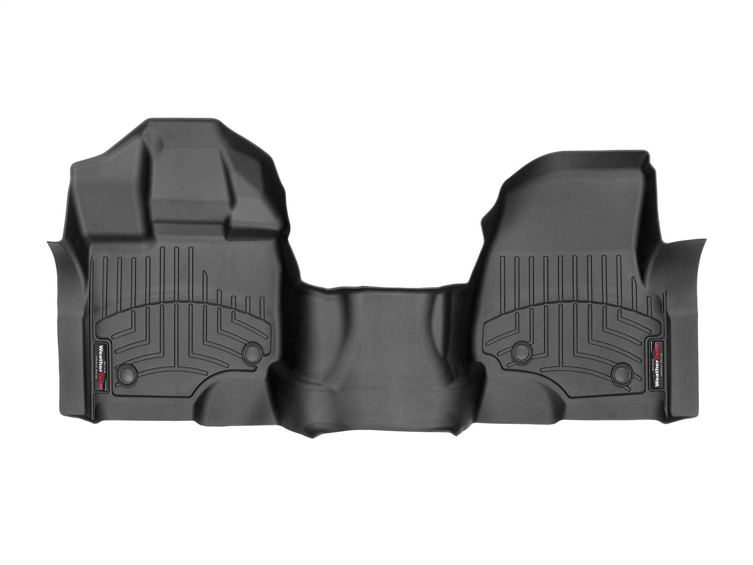 Weathertech 447931V FloorLiner™ DigitalFit®; Black; Front; Over The Hump; Weathertech 447931V