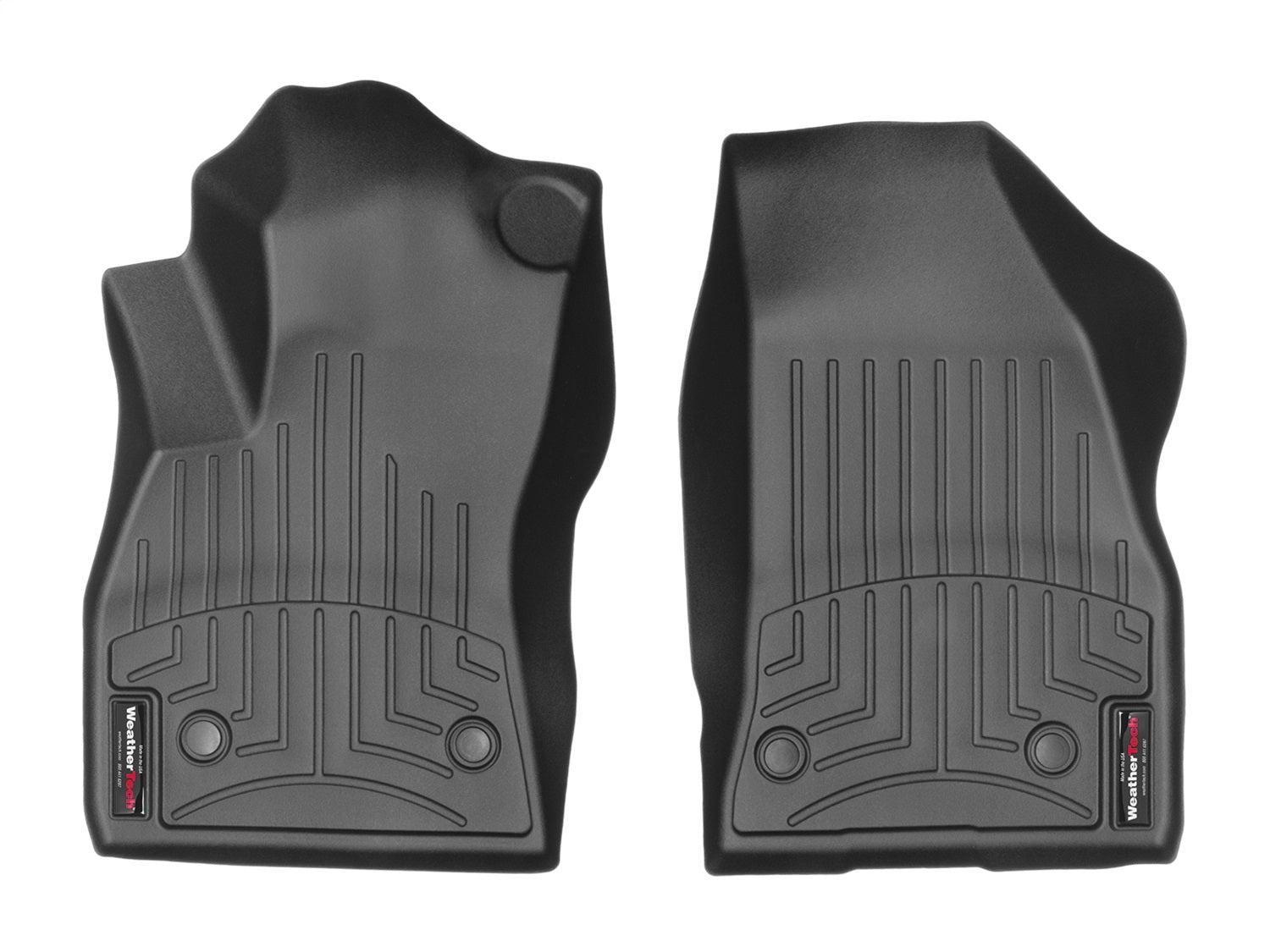 Weathertech 447981 FloorLiner™ DigitalFit®; Black; Front; Weathertech 447981