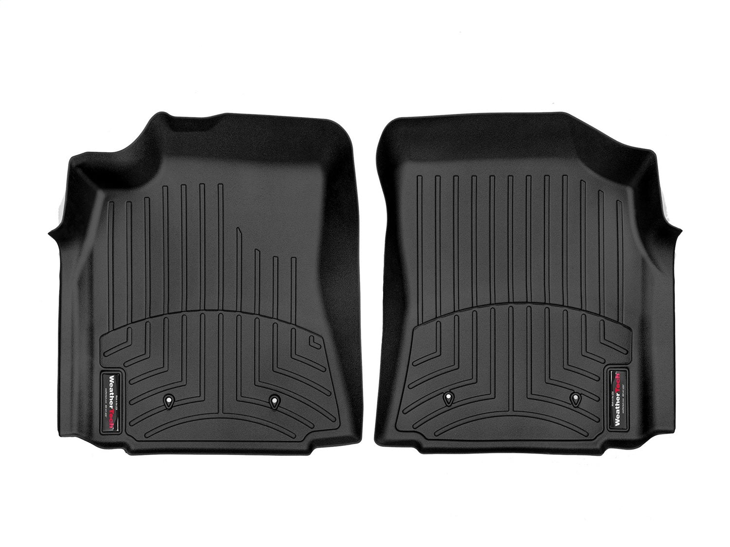 Weathertech 448001 FloorLiner™ DigitalFit®; Black; Front; Weathertech 448001