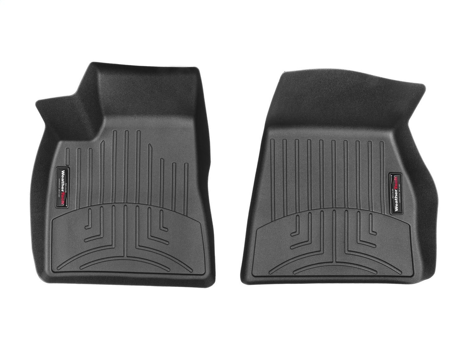 Weathertech 448121 FloorLiner™ DigitalFit®; Black; Front; Weathertech 448121