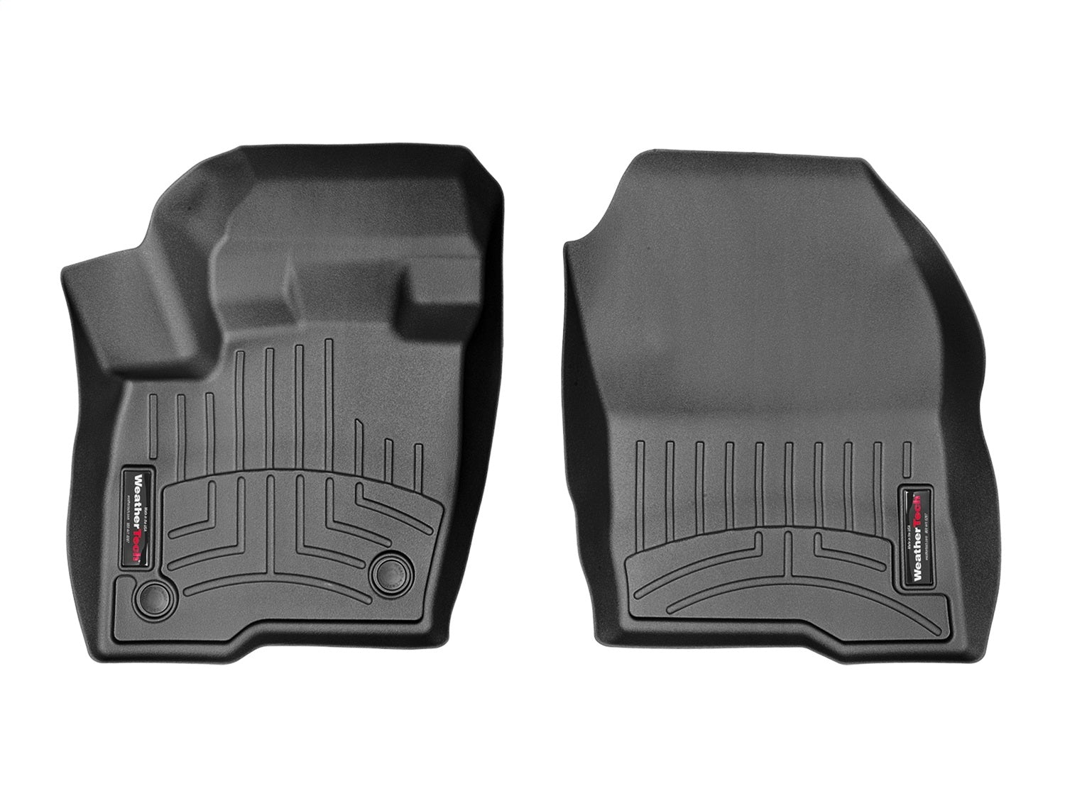 Weathertech 448151 FloorLiner™ DigitalFit®; Black; Front; Weathertech 448151