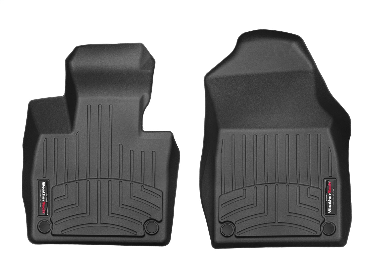 Weathertech 448281 FloorLiner™ DigitalFit®; Black; Front; Weathertech 448281