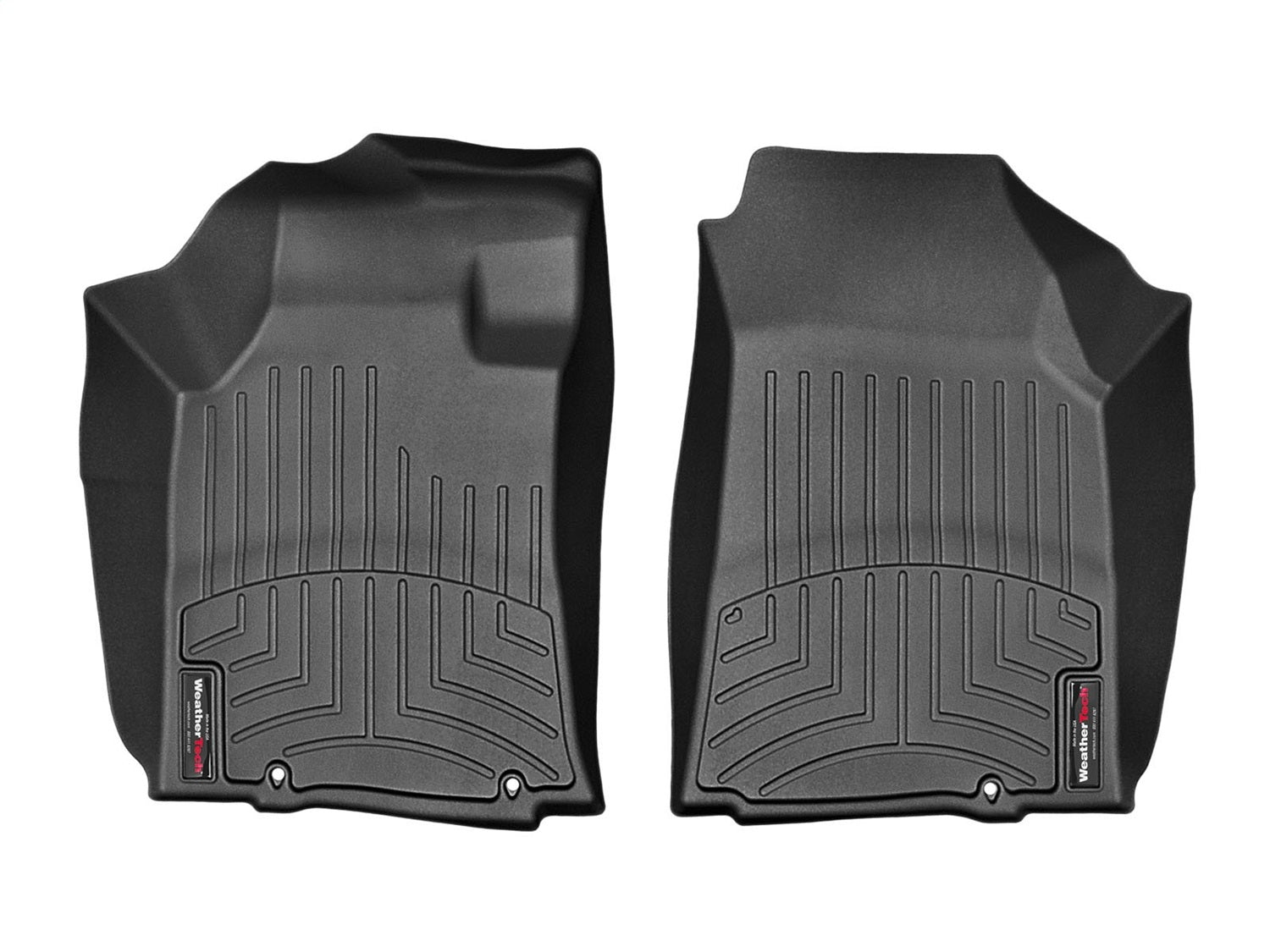 Weathertech 448321 FloorLiner™ DigitalFit®; Black; Front; Weathertech 448321