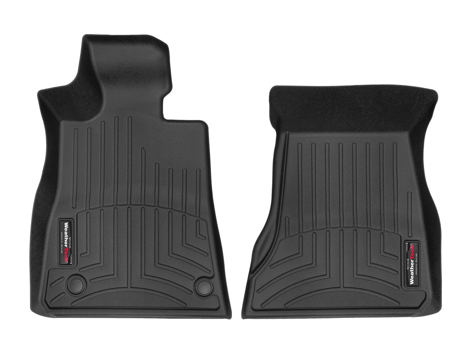 Weathertech 448361 FloorLiner™ DigitalFit®; Black; Front; Weathertech 448361