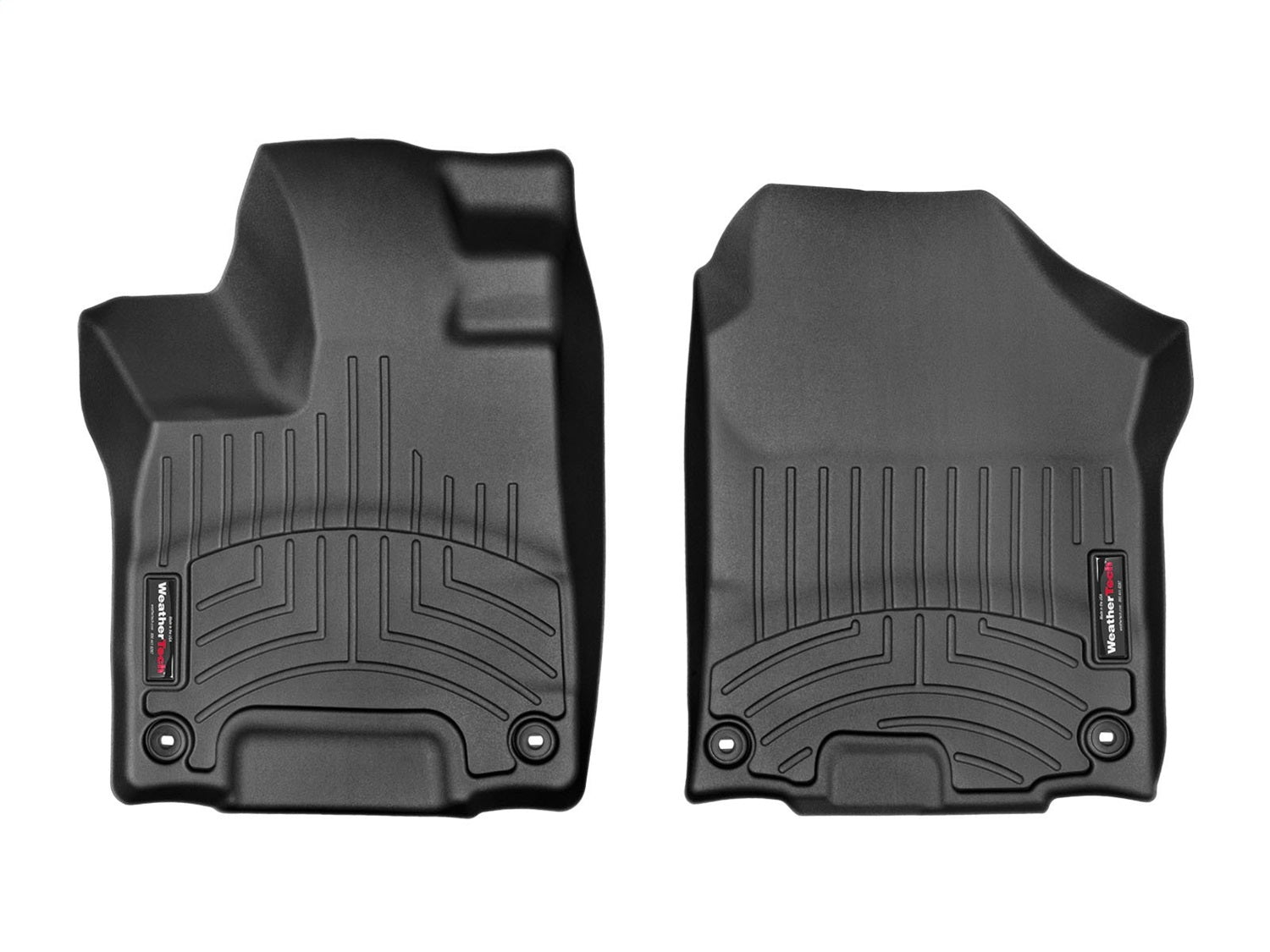 Weathertech 448391 FloorLiner™ DigitalFit®; Black; Front; Weathertech 448391