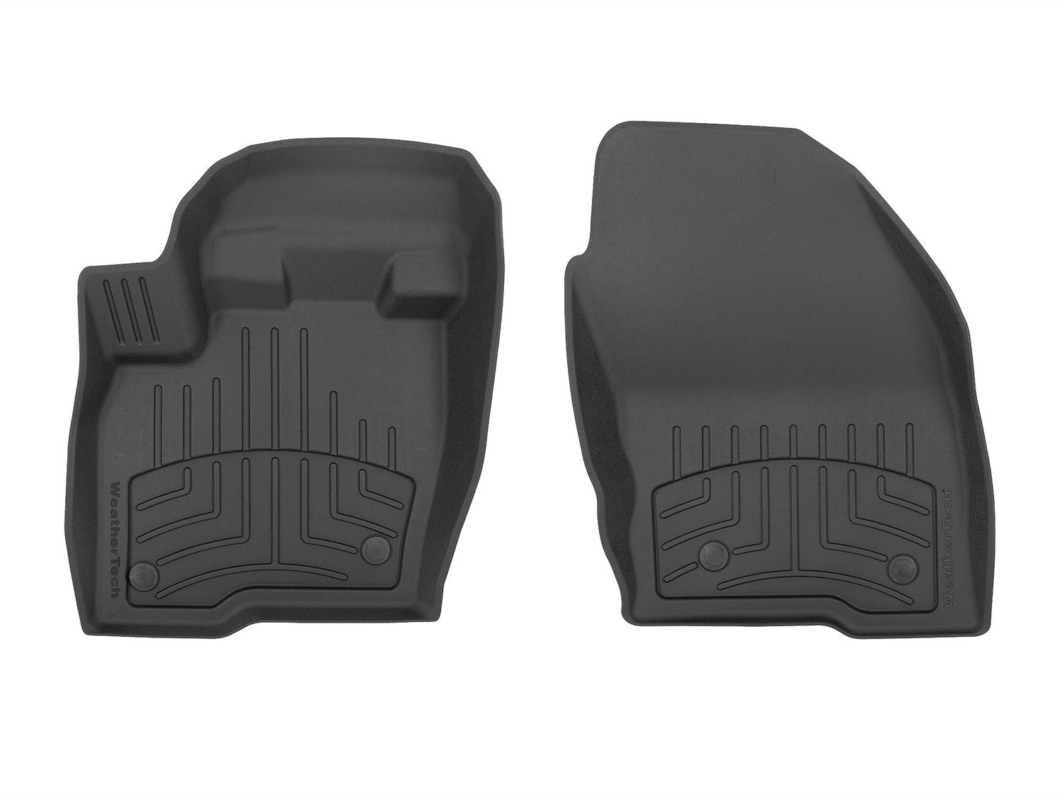 Weathertech 448451IM FloorLiner™ HP; Black; Front; Weathertech 448451IM