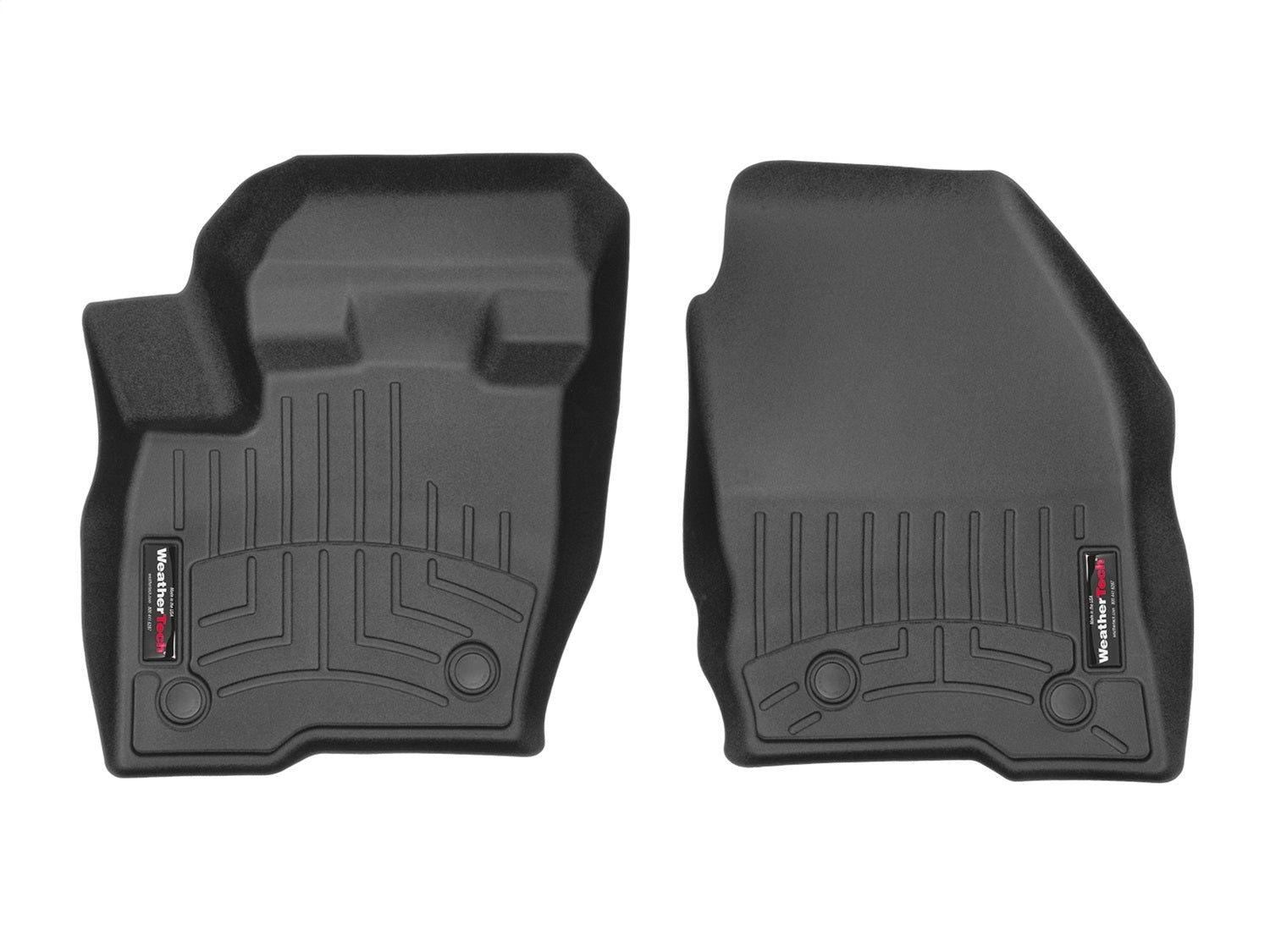 Weathertech 448451 FloorLiner™ DigitalFit®; Black; Front; Weathertech 448451