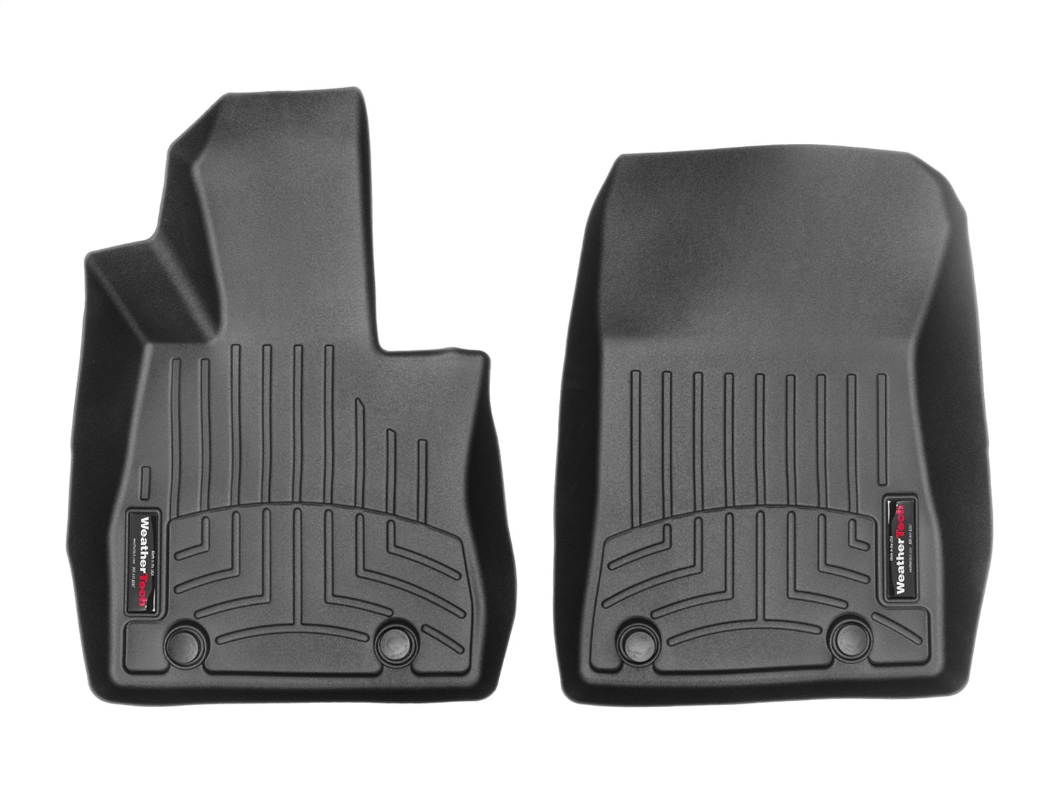 Weathertech 448581 FloorLiner™ DigitalFit®; Black; Front; Weathertech 448581