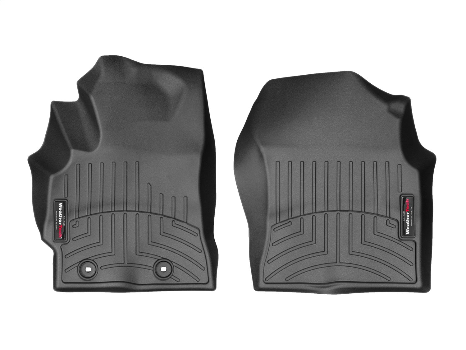 Weathertech 448661 FloorLiner™ DigitalFit®; Black; Front; Weathertech 448661