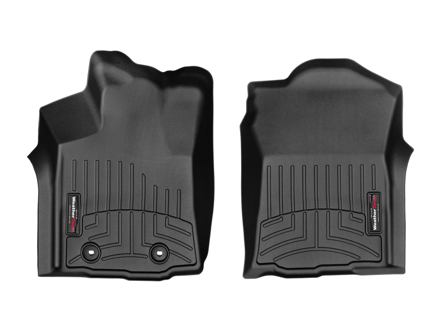 Weathertech 448671 FloorLiner™ DigitalFit®; Black; Front; Weathertech 448671