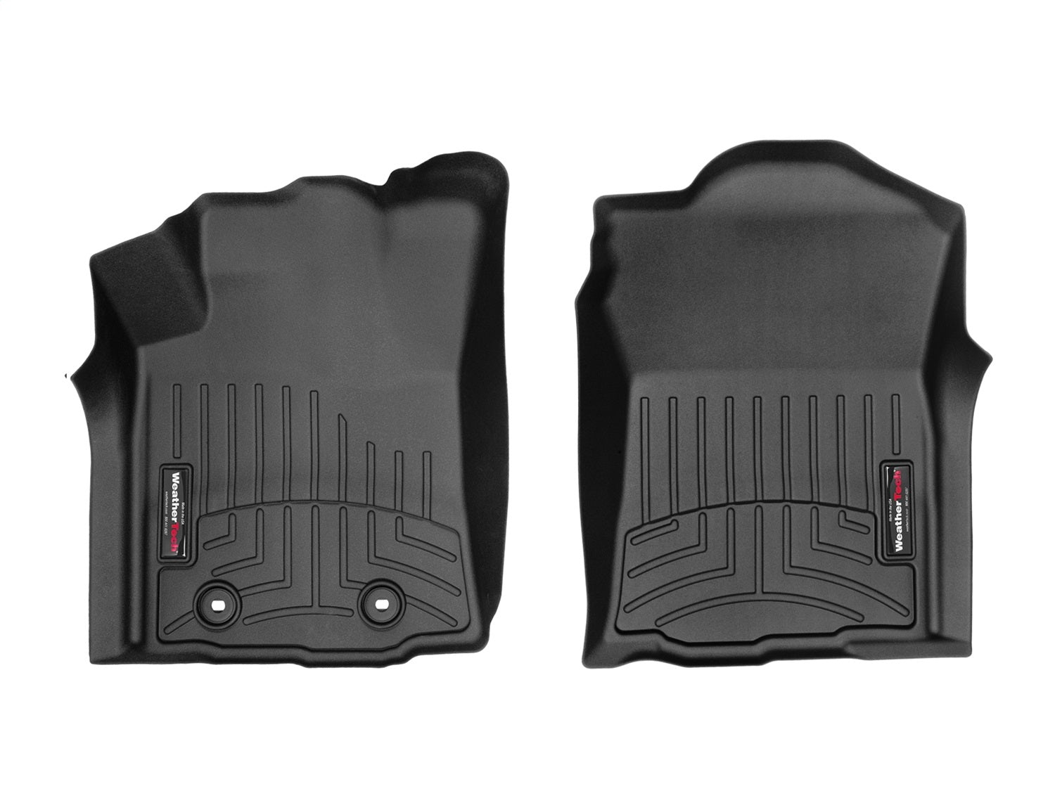 Weathertech 448721 FloorLiner™ DigitalFit®; Black; Front; Weathertech 448721