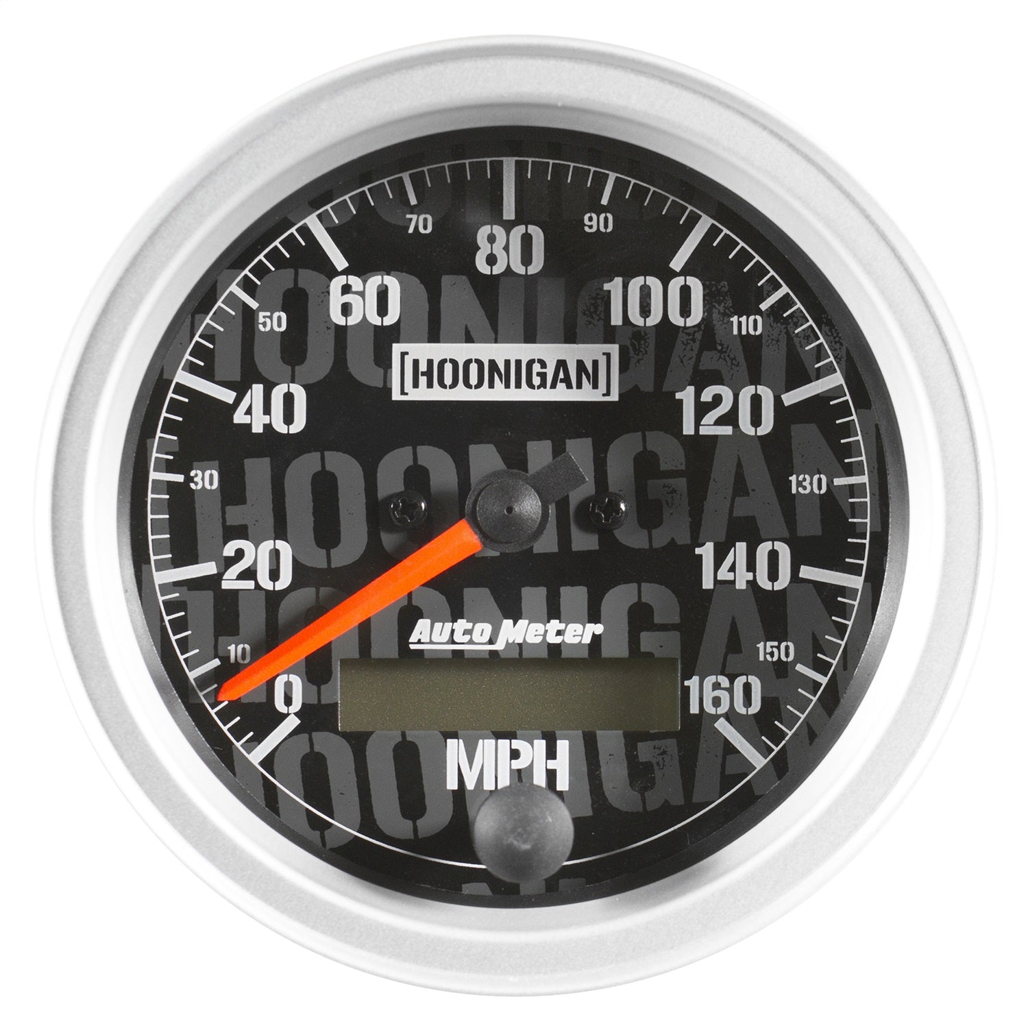 AutoMeter 4488-09000 GAUGE; SPEEDO; 3 3/8in.; 160MPH; ELEC. PROGRAM W/LCD ODO; HOONIGAN AutoMeter 4488-09000