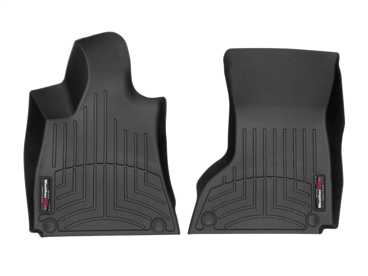 Weathertech 448821 FloorLiner™ DigitalFit®; Black; Front; Weathertech 448821
