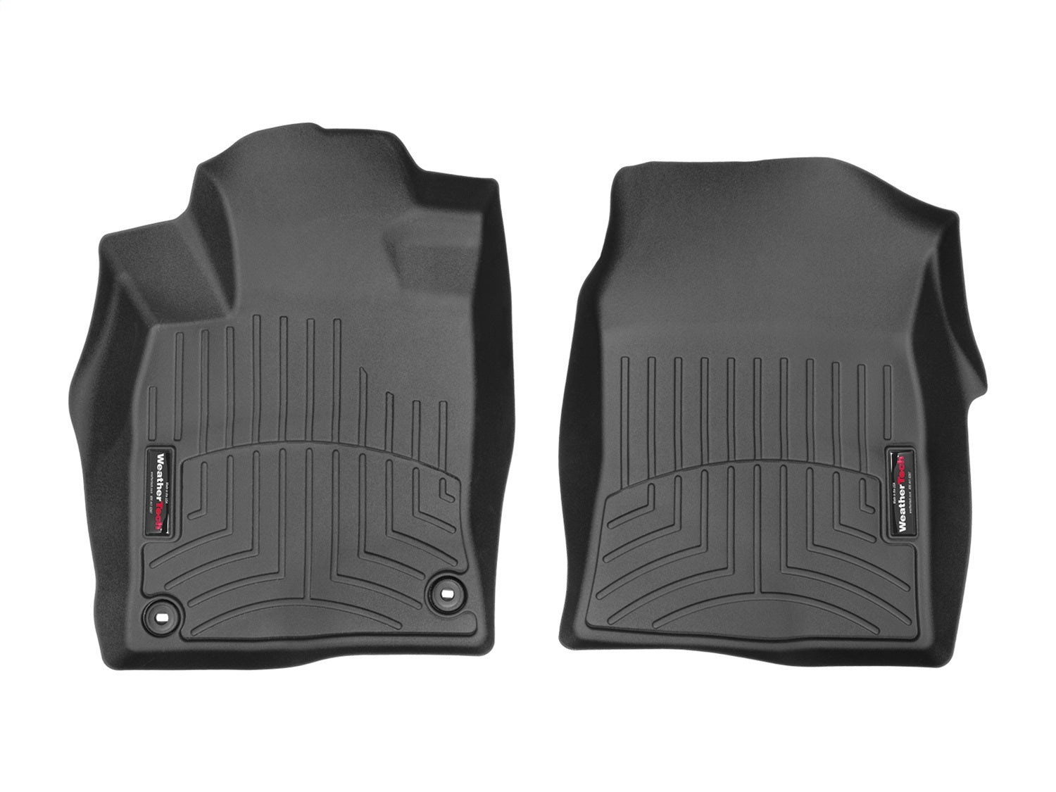 Weathertech 448841 FloorLiner™ DigitalFit®; Black; Front; Weathertech 448841