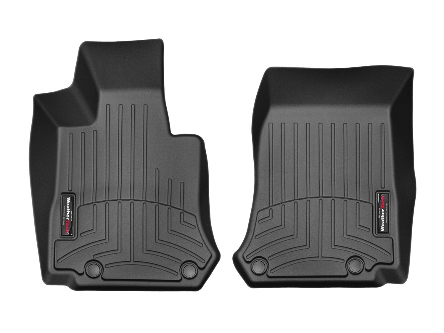 Weathertech 448981 FloorLiner™ DigitalFit®; Black; Front; Weathertech 448981
