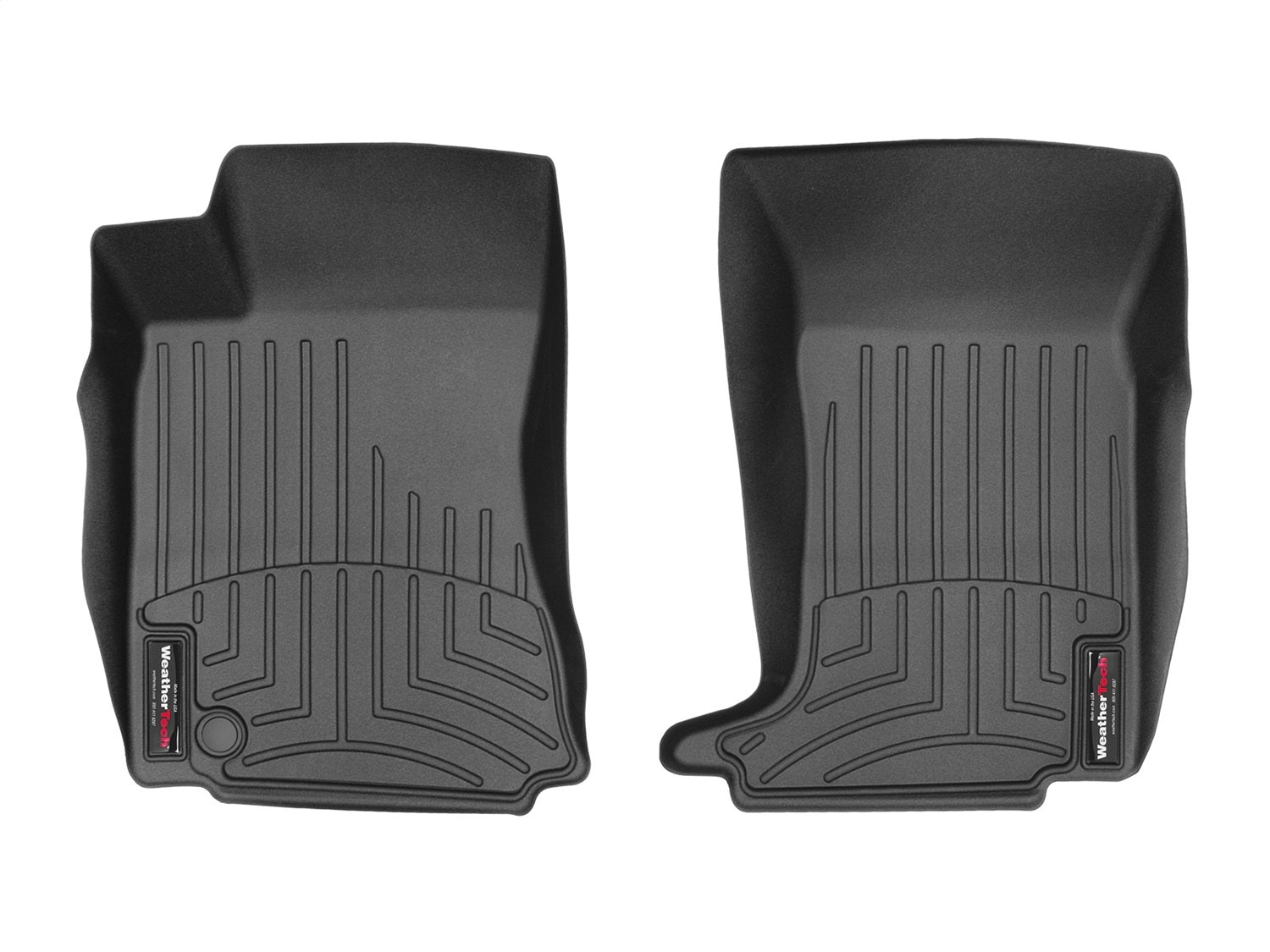 Weathertech 448991 FloorLiner™ DigitalFit®; Black; Front; Weathertech 448991