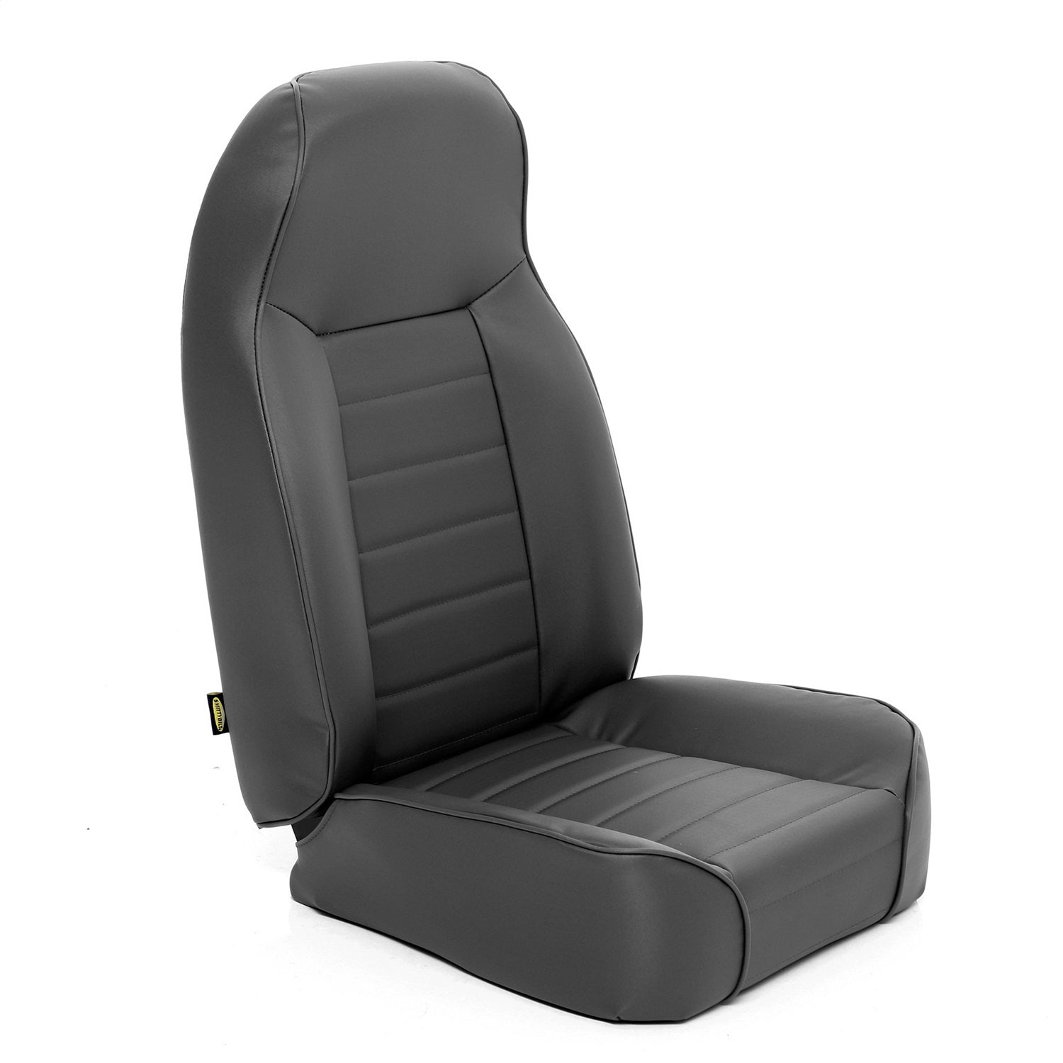 Standard Bucket Seat; Denim Black; No Drilling Installation; Front; Smittybilt 44915