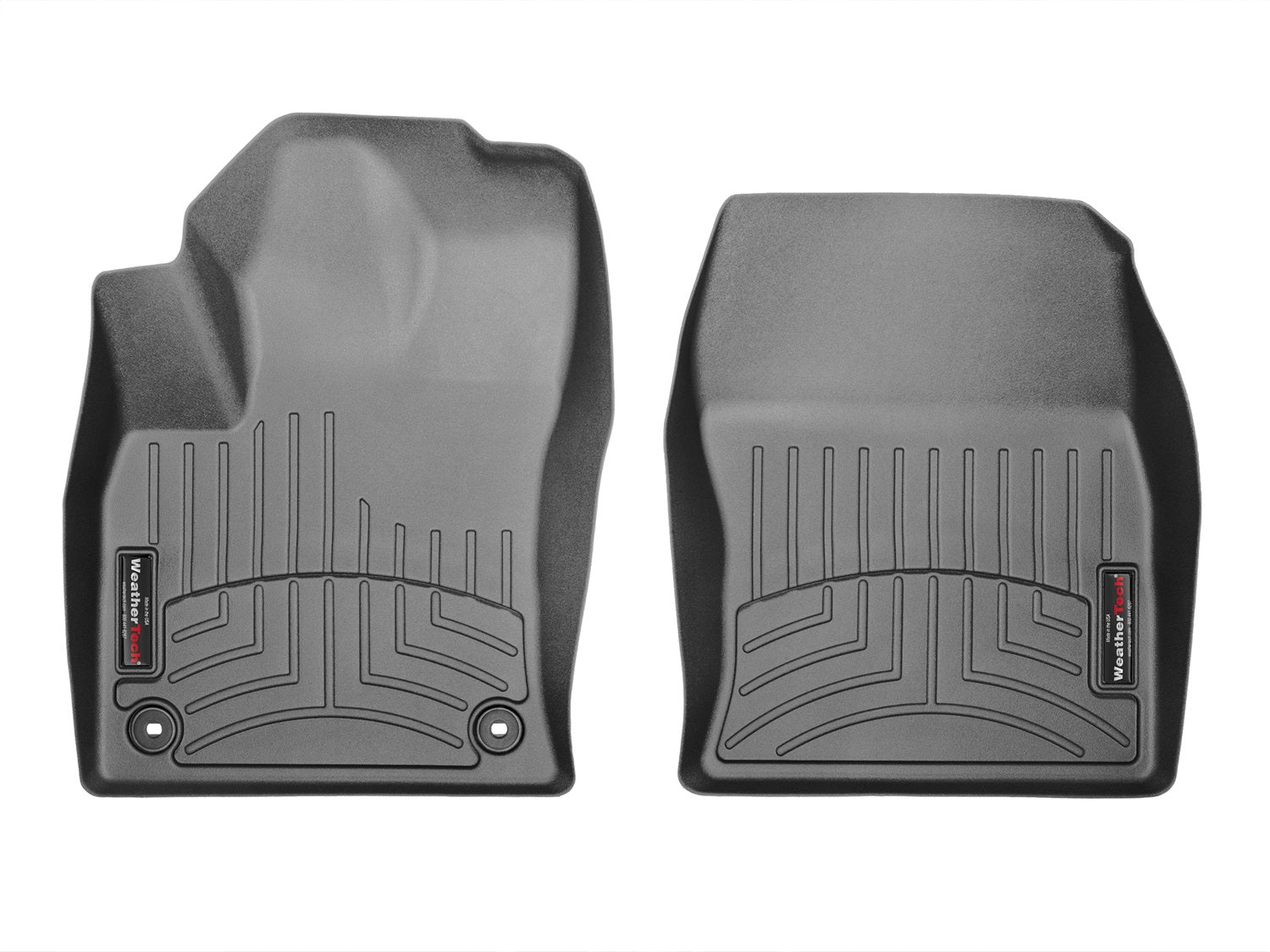 Weathertech 449171 FloorLiner™ DigitalFit®; Black; Front; Weathertech 449171
