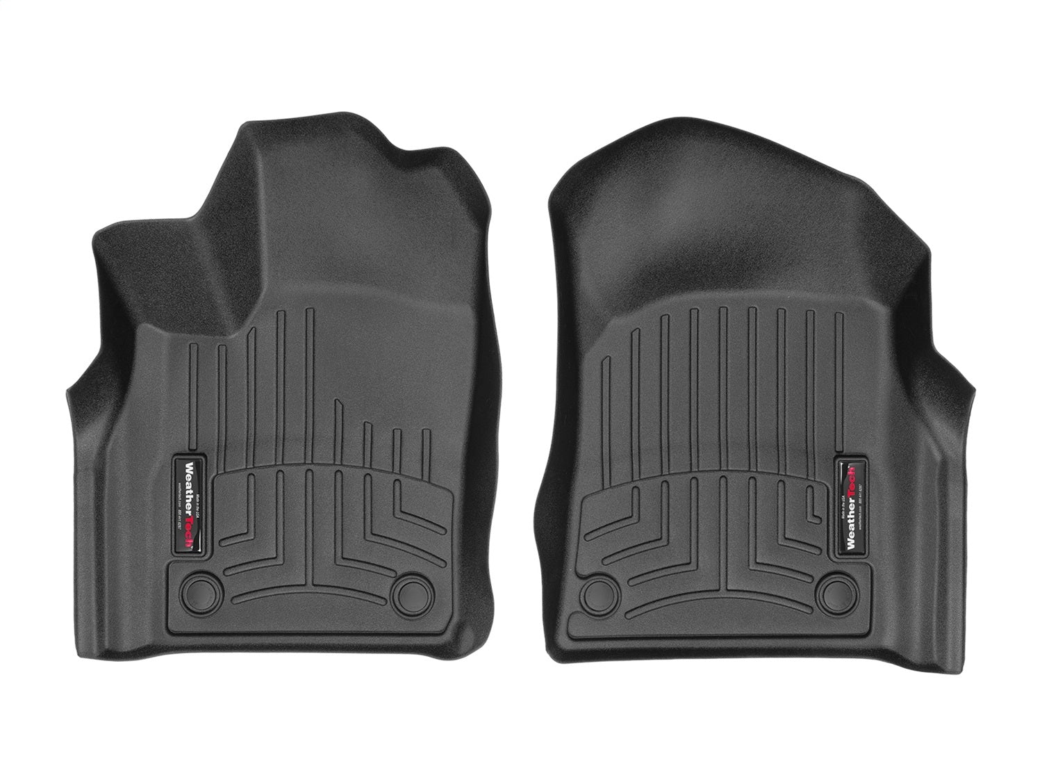Weathertech 449301 FloorLiner™ DigitalFit®; Black; Front; Weathertech 449301