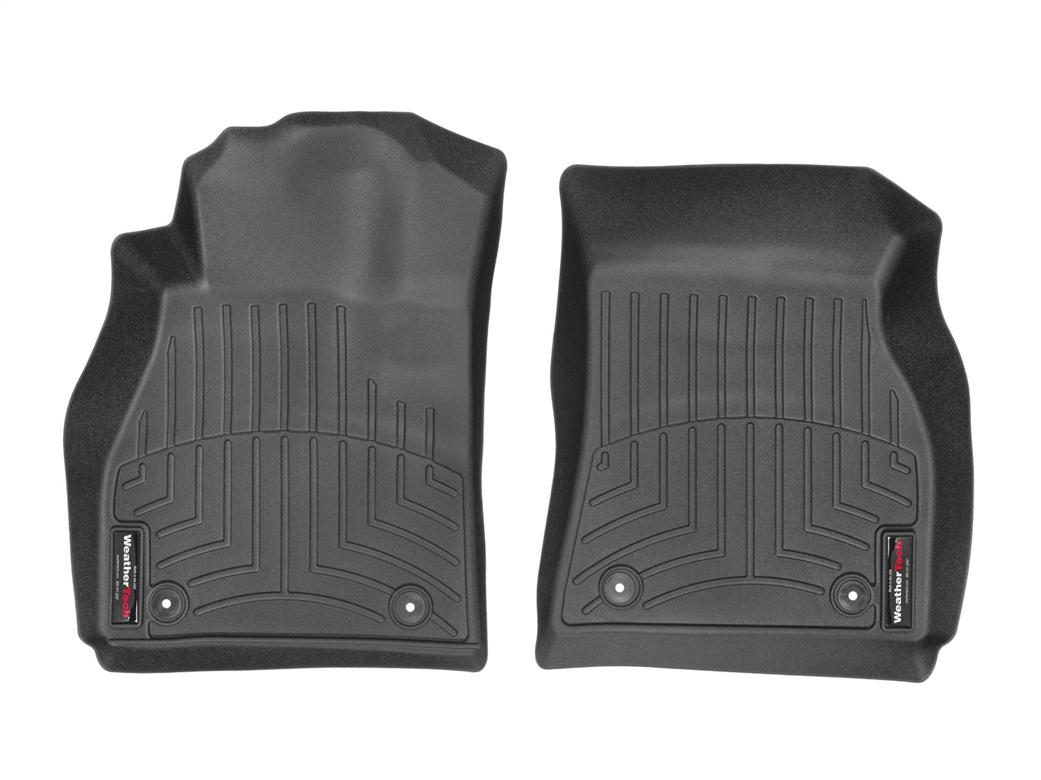 Weathertech 449351 FloorLiner™ DigitalFit®; Black; Front; Weathertech 449351