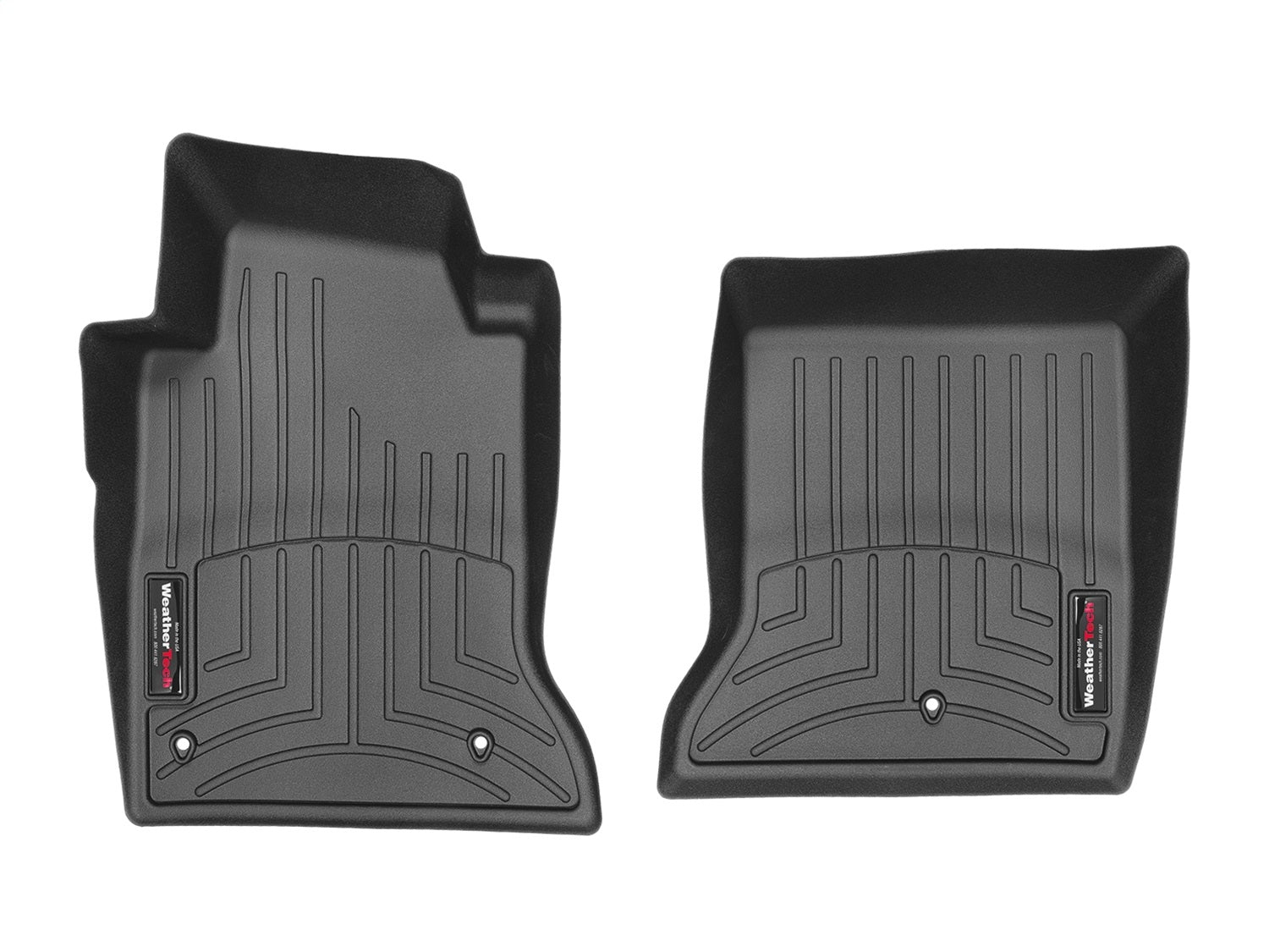 Weathertech 449361 FloorLiner™ DigitalFit®; Black; Front; Weathertech 449361