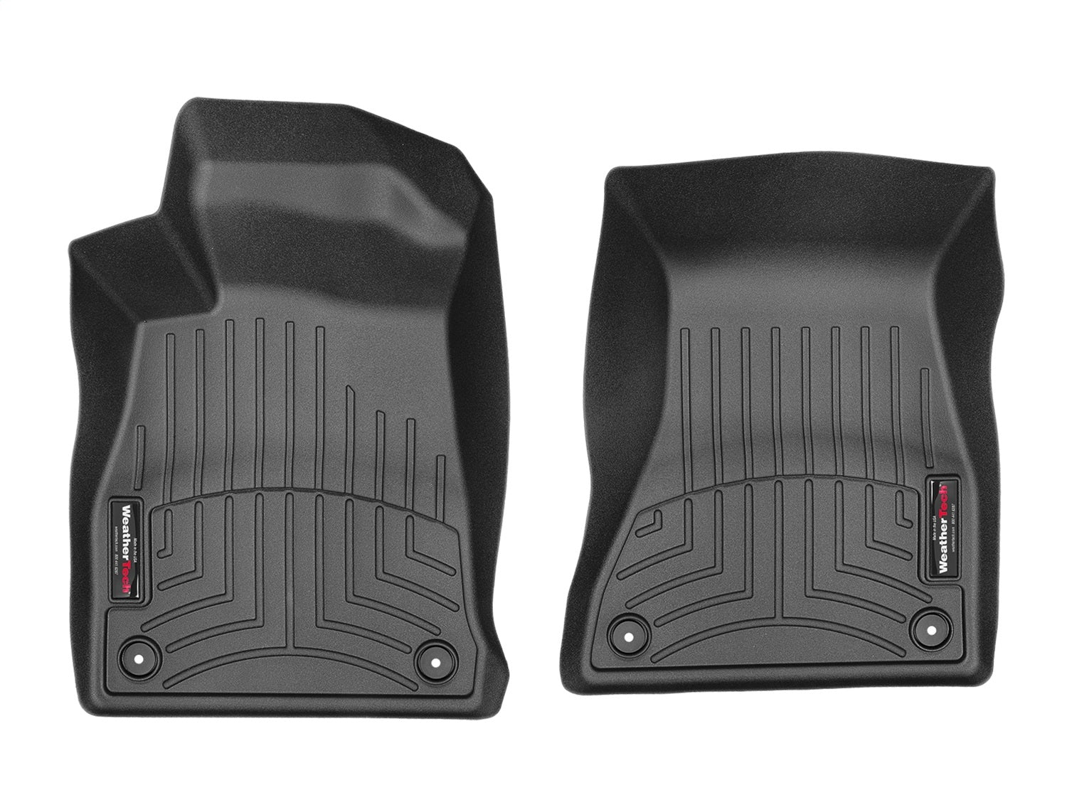Weathertech 449371 FloorLiner™ DigitalFit®; Black; Front; Weathertech 449371
