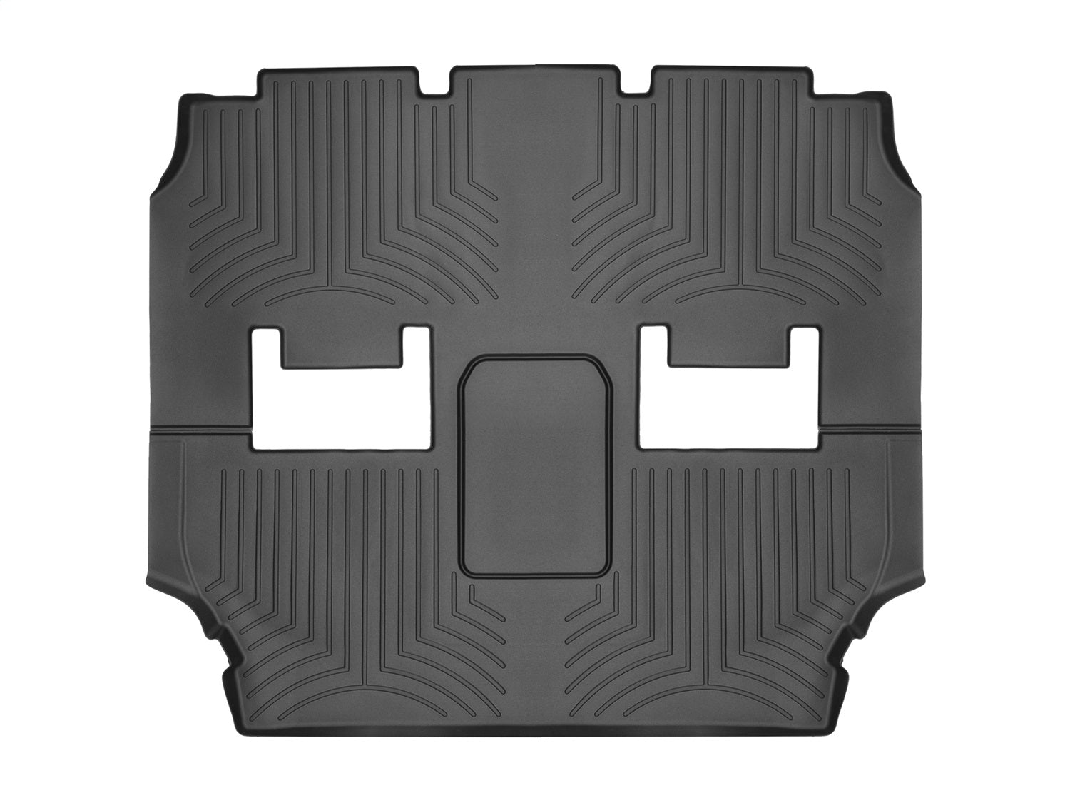 Weathertech 449452 FloorLiner™ DigitalFit®; Black; Rear And Third Row; Weathertech 449452