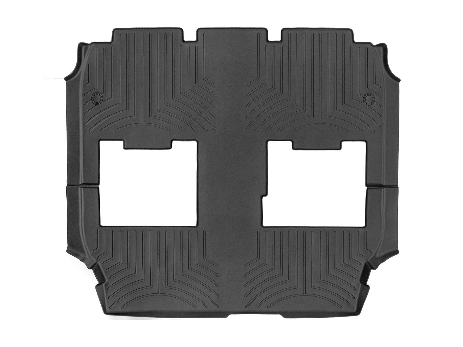 Weathertech 449453 FloorLiner™ DigitalFit®; Black; Rear and Third Row; 1 Piece; Weathertech 449453