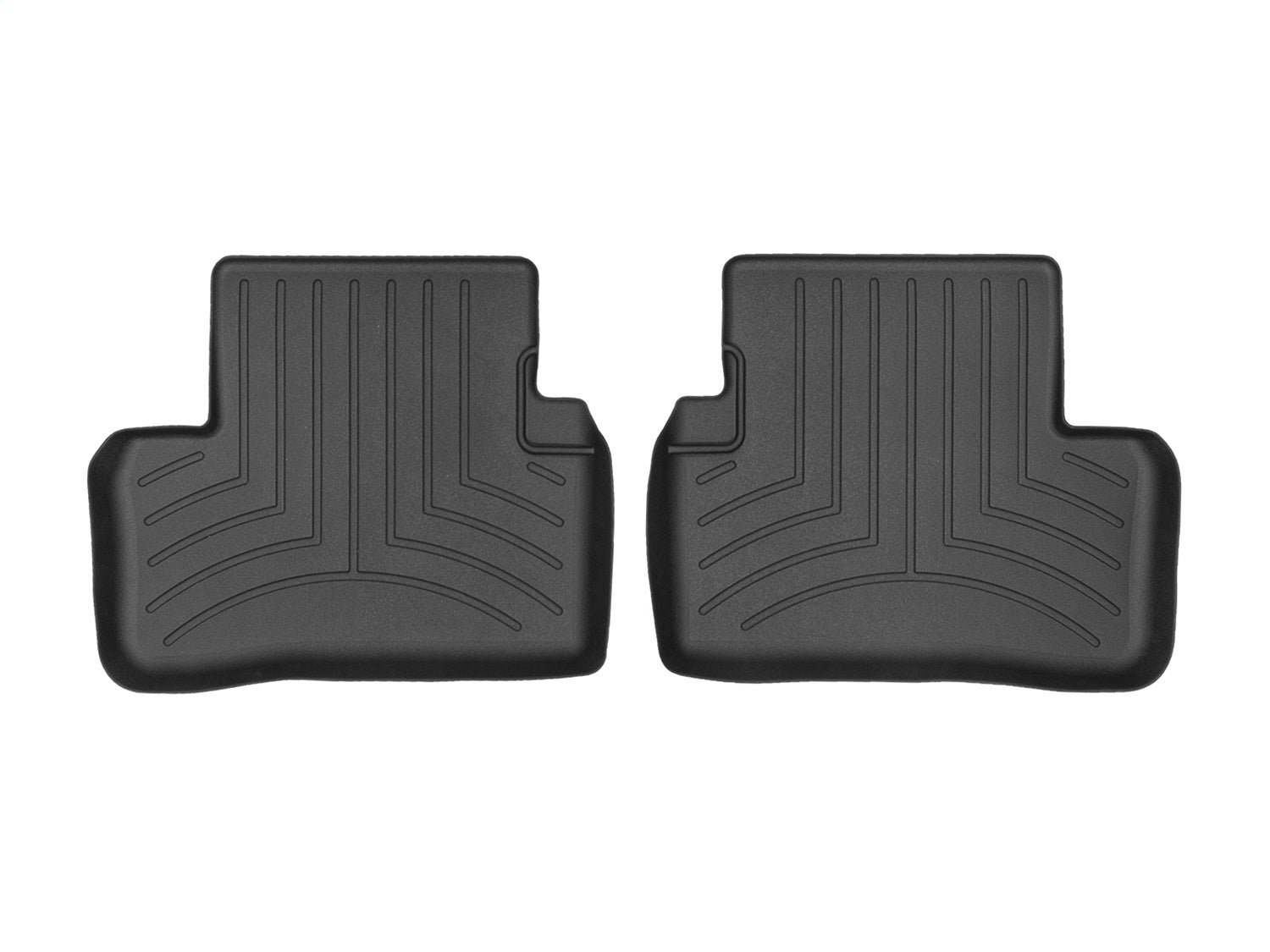 Weathertech 449462 FloorLiner™ DigitalFit®; Black; Rear; 2 Pieces; Weathertech 449462