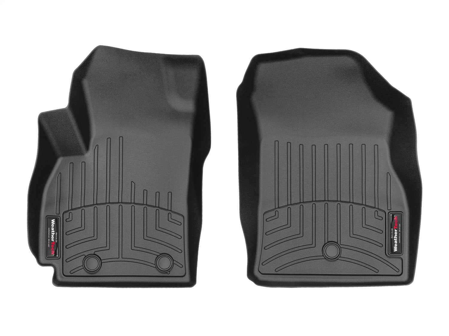 Weathertech 449511 FloorLiner™ DigitalFit®; Black; Front; Weathertech 449511