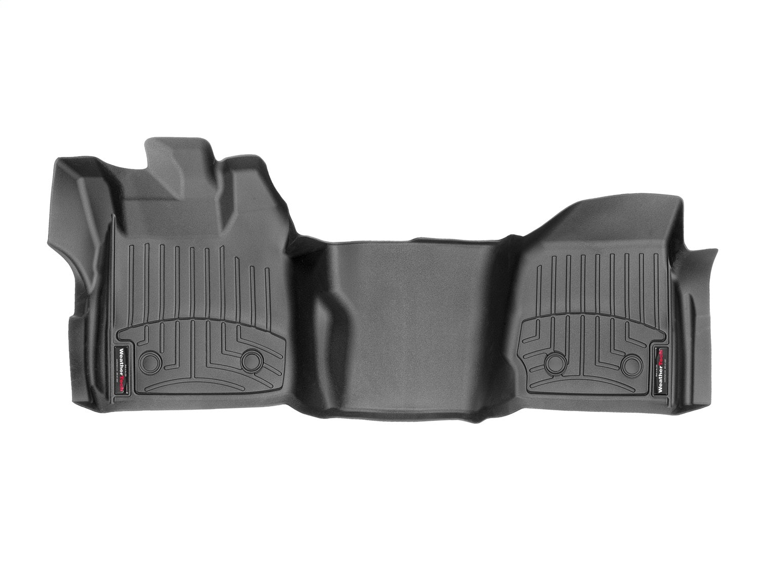 Weathertech 449571V FloorLiner™ DigitalFit®; Black; Front; Over The Hump; Weathertech 449571V