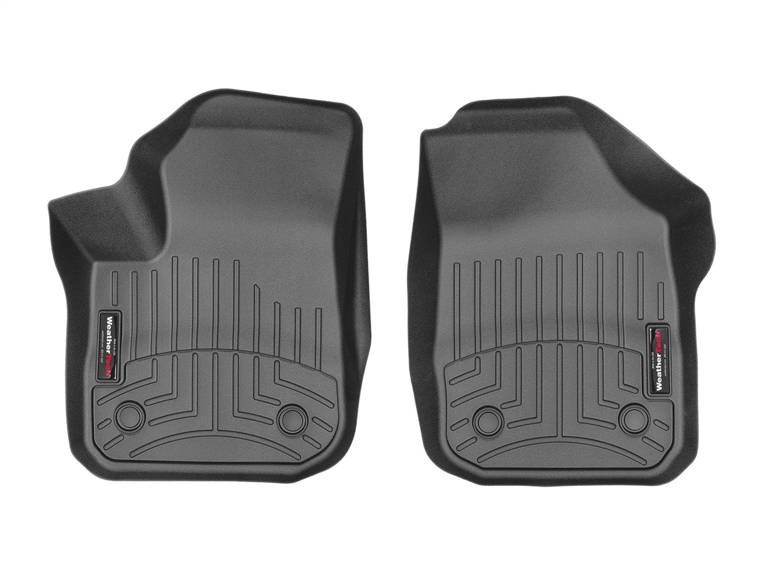 Weathertech 449641 FloorLiner™ DigitalFit®; Black; Front; Weathertech 449641
