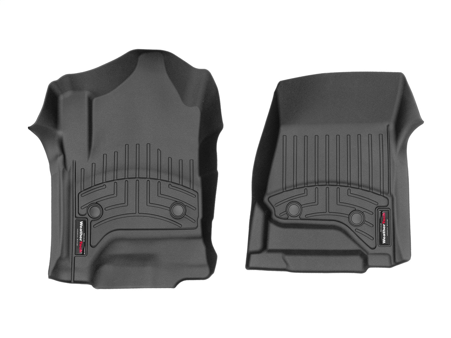 Weathertech 449651V FloorLiner™ DigitalFit®; Black; Front; Weathertech 449651V