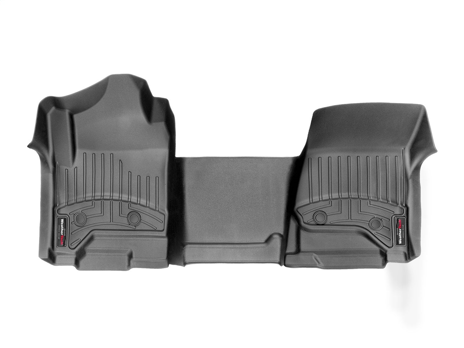 Weathertech 449671V FloorLiner™ DigitalFit®; Black; Front; Over The Hump; Weathertech 449671V