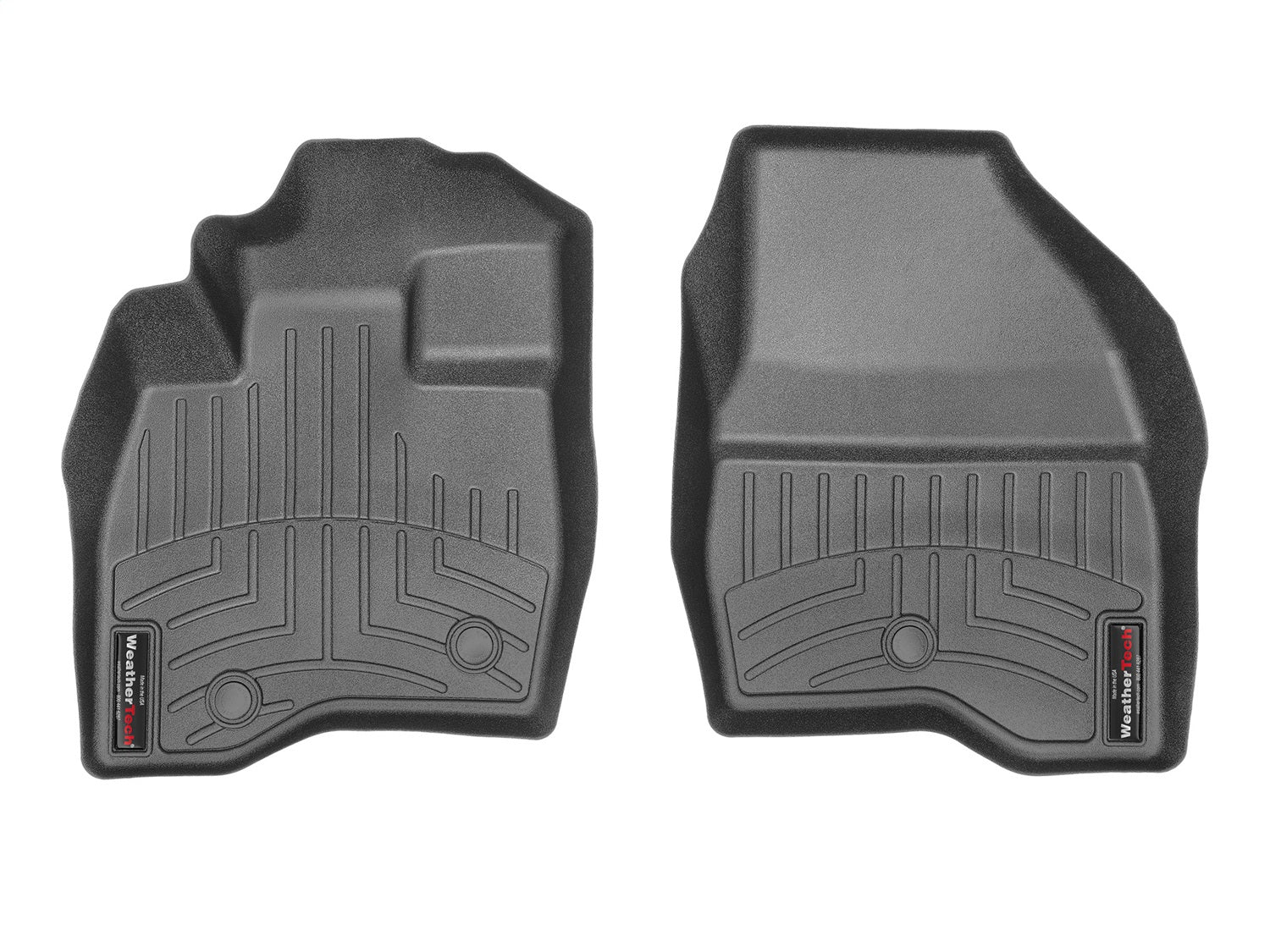 Weathertech 449811 FloorLiner™ DigitalFit®; Black; Front; Weathertech 449811