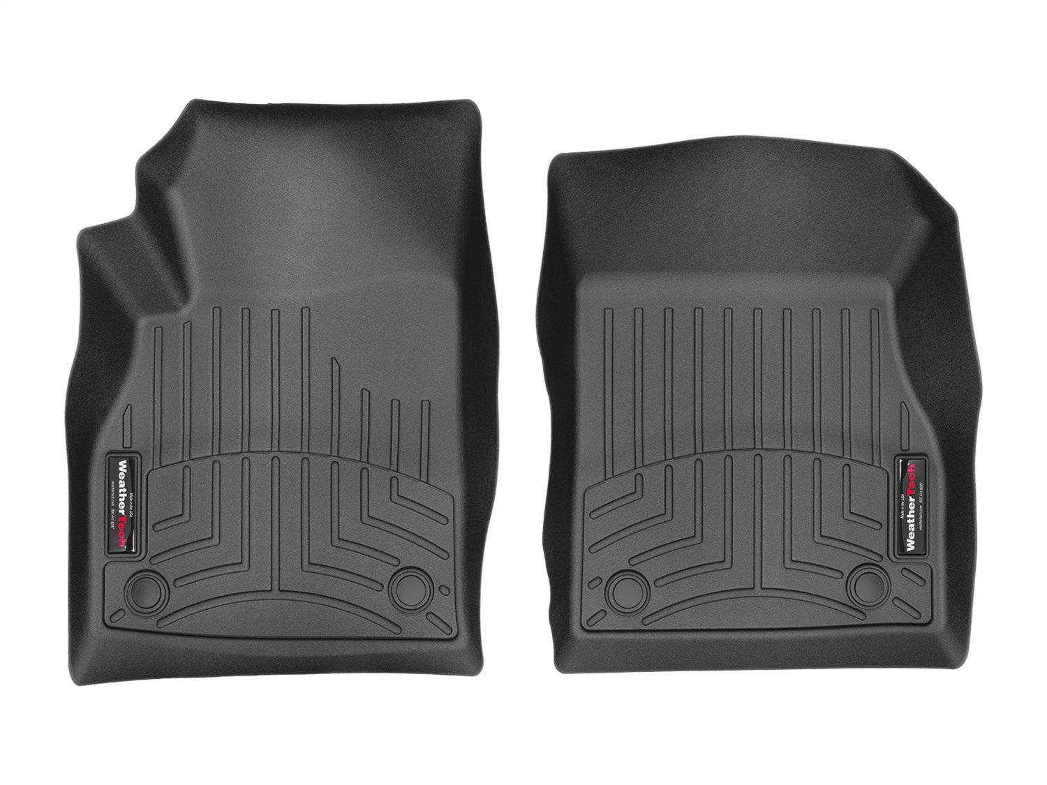 Weathertech 449961 FloorLiner™ DigitalFit®; Black; Front; Weathertech 449961