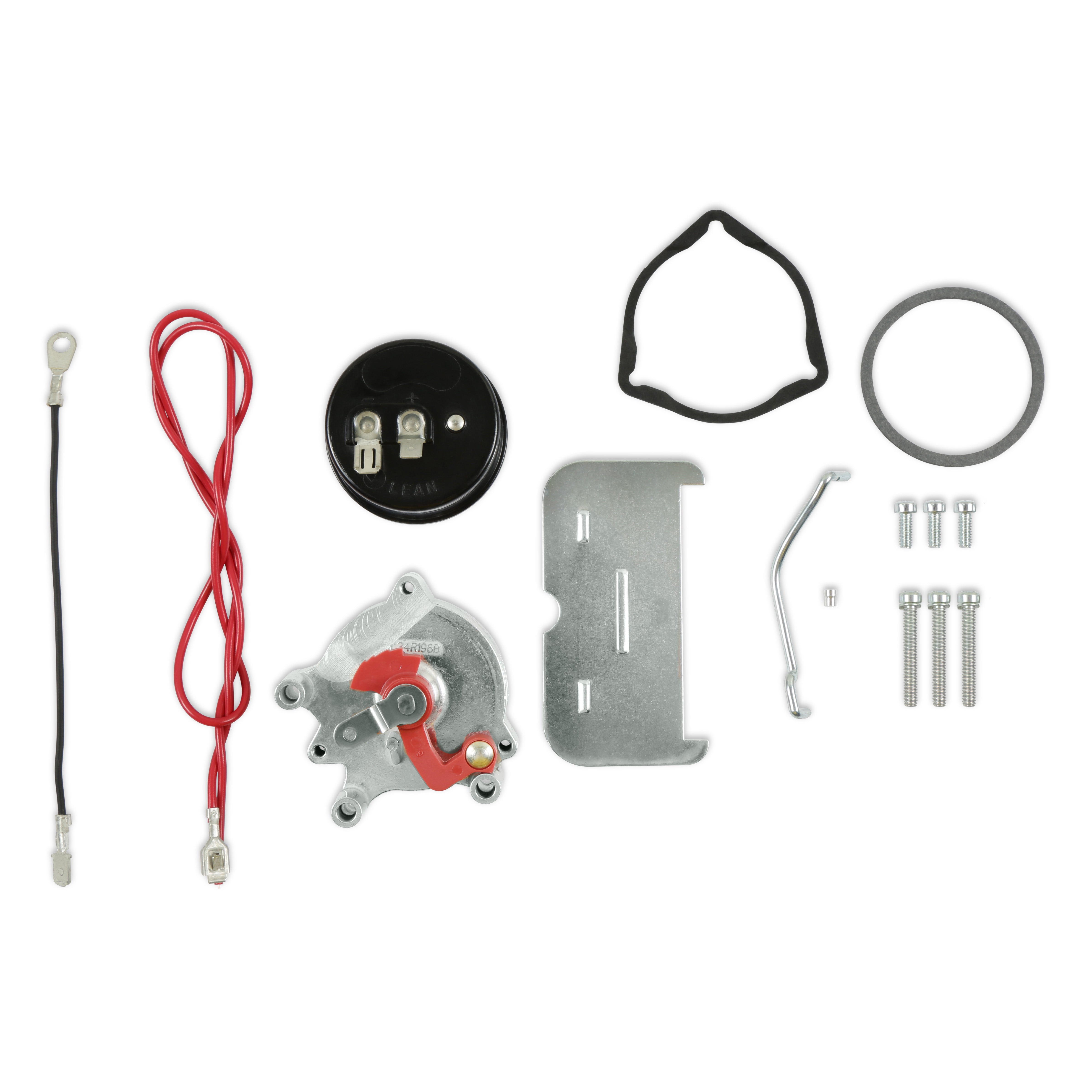 Holley 45-240 Electric Choke Conversion Kit; Polished Finish; Aluminum; Incl. Hardware; Holley 45-240