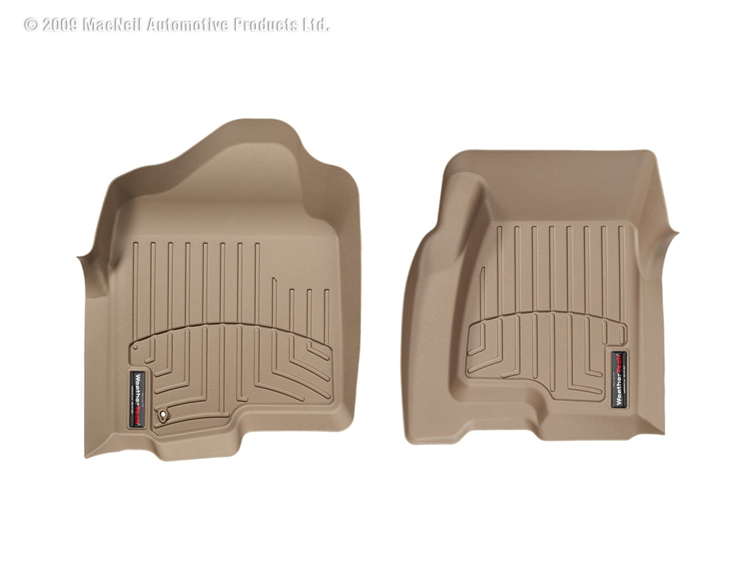 Weathertech 450031 FloorLiner™ DigitalFit®; Tan; Front; Weathertech 450031