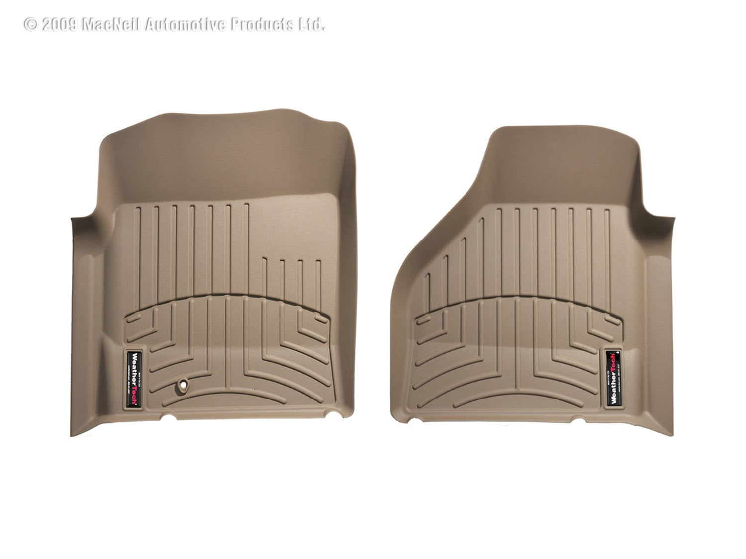 Weathertech 450041 FloorLiner™ DigitalFit®; Tan; Front; Weathertech 450041