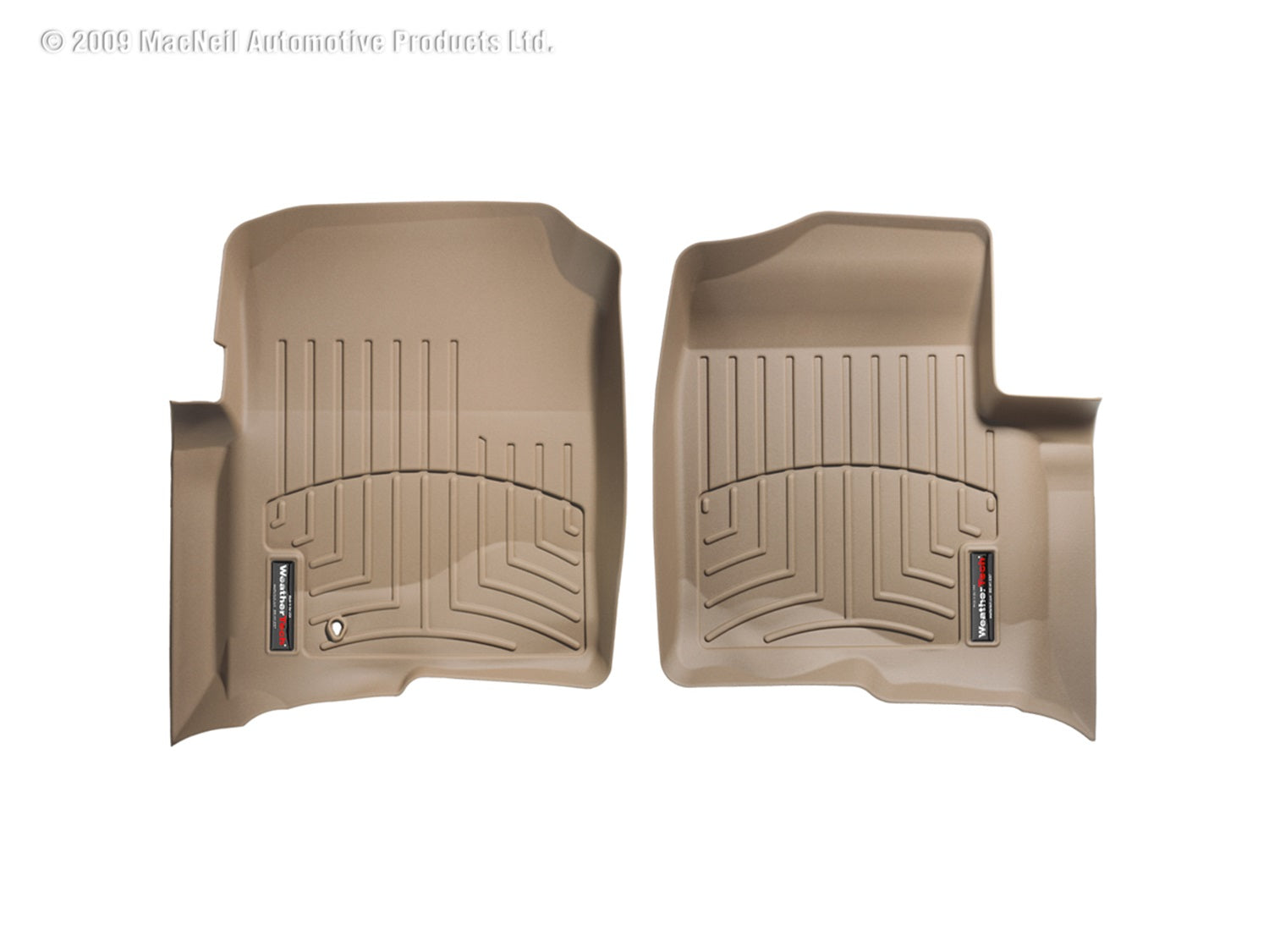 Weathertech 450051 FloorLiner™ DigitalFit®; Tan; Front; Weathertech 450051