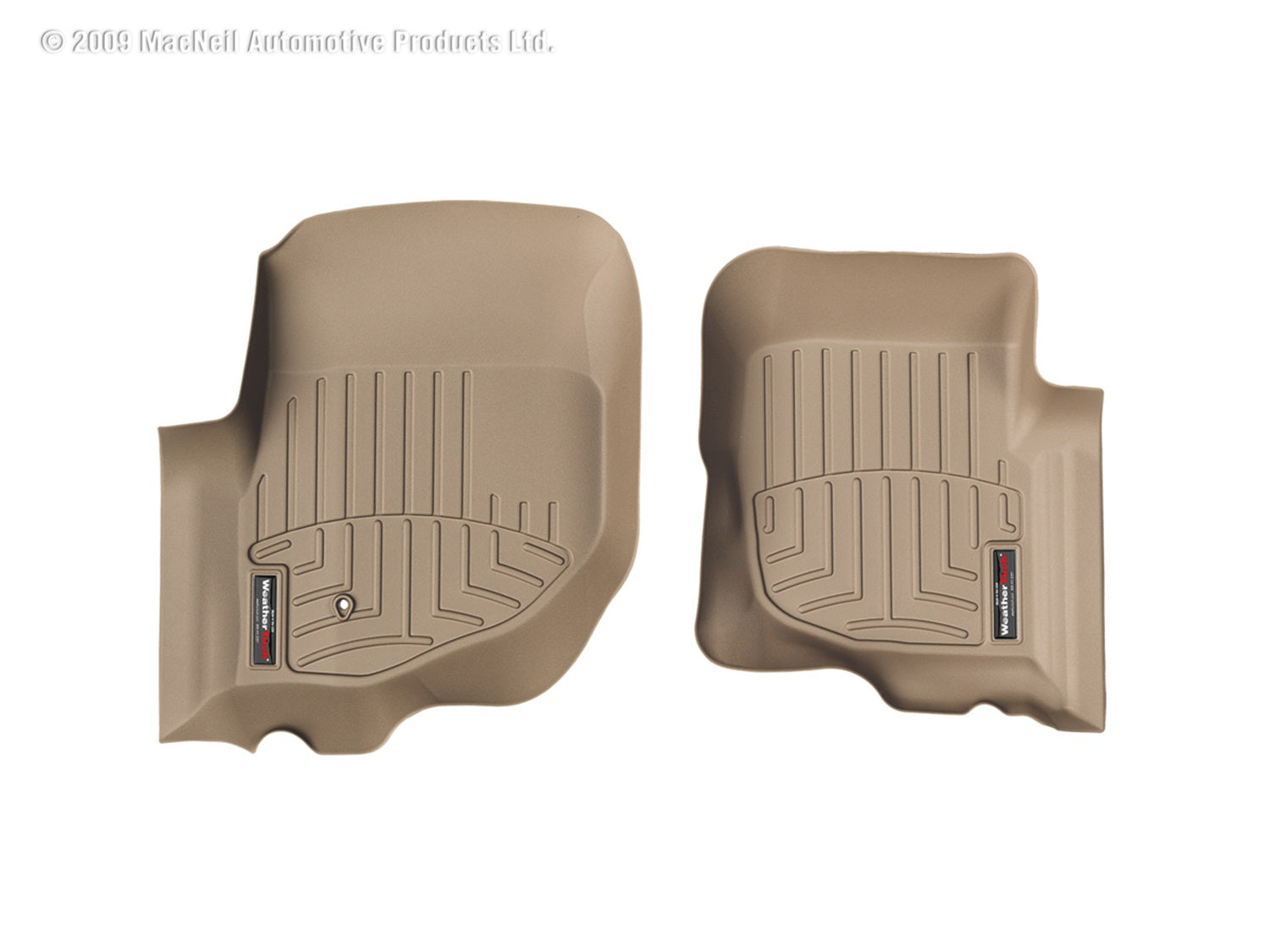 Weathertech 450081 FloorLiner™ DigitalFit®; Tan; Front; Weathertech 450081