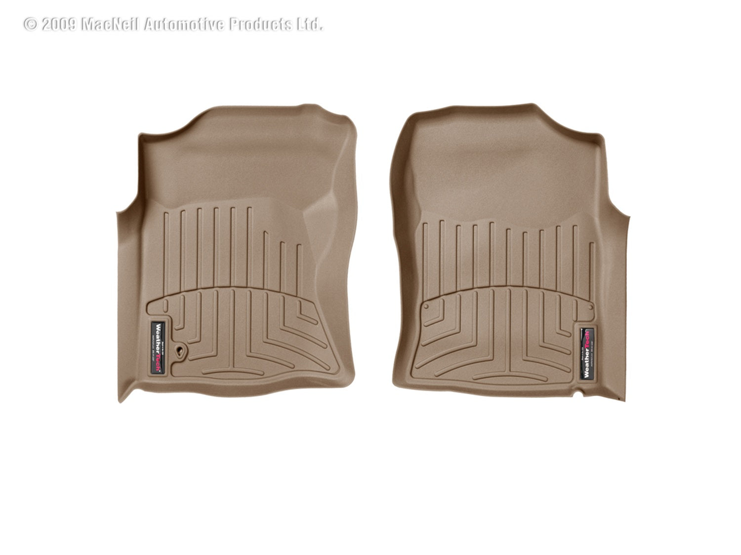 Weathertech 450101 FloorLiner™ DigitalFit®; Tan; Front; Weathertech 450101