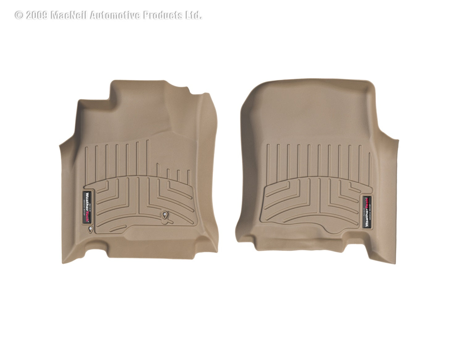 Weathertech 450111 FloorLiner™ DigitalFit®; Tan; Front; Weathertech 450111