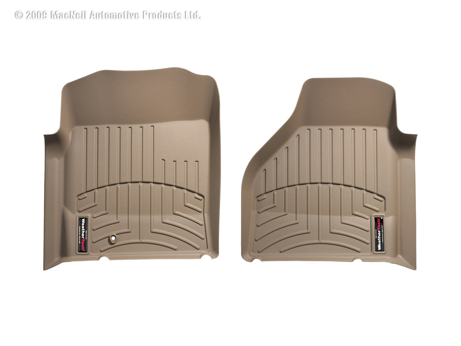 Weathertech 450121 FloorLiner™ DigitalFit®; Tan; Front; Weathertech 450121
