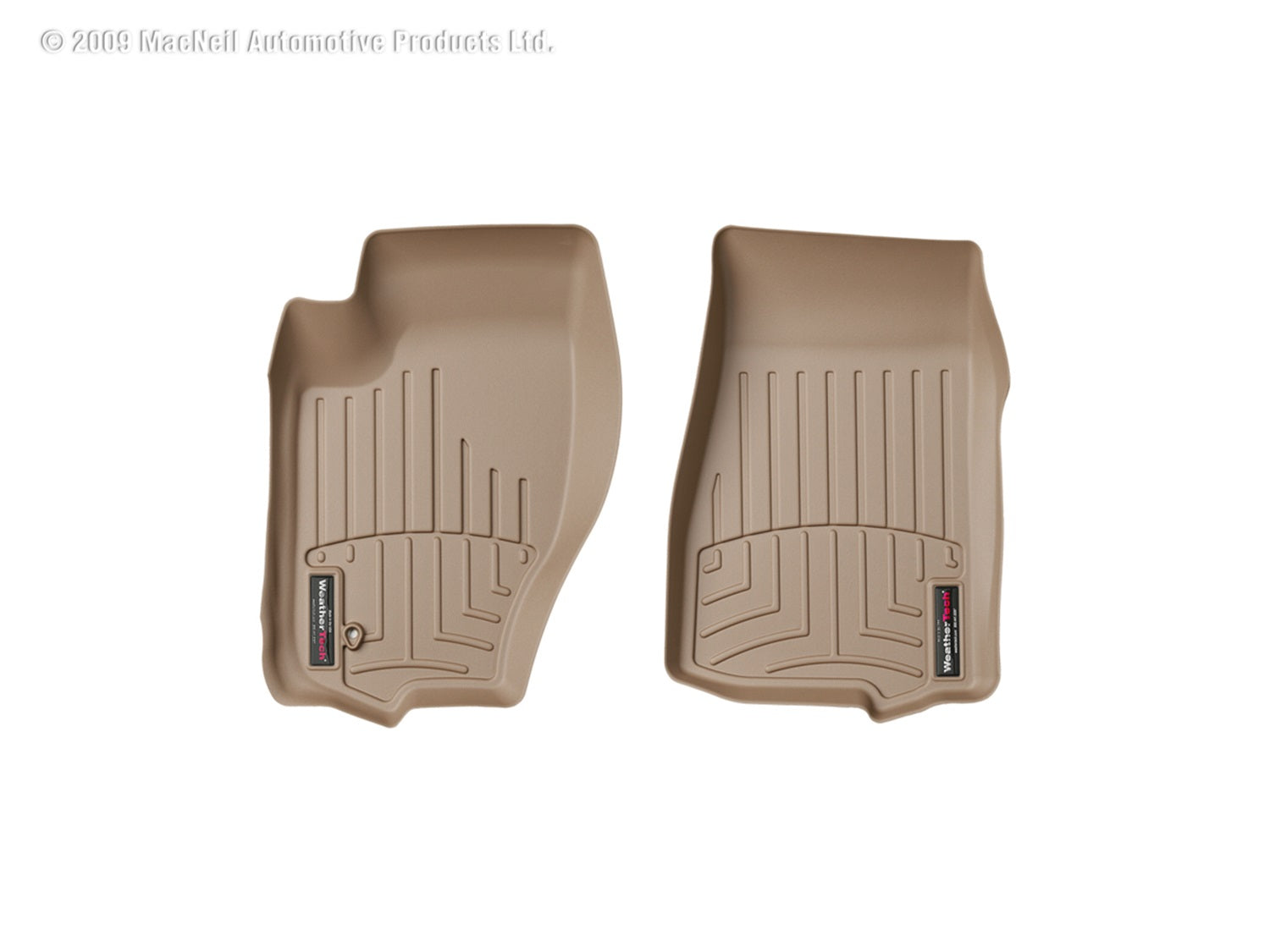 Weathertech 450131 FloorLiner™ DigitalFit®; Tan; Front; Weathertech 450131