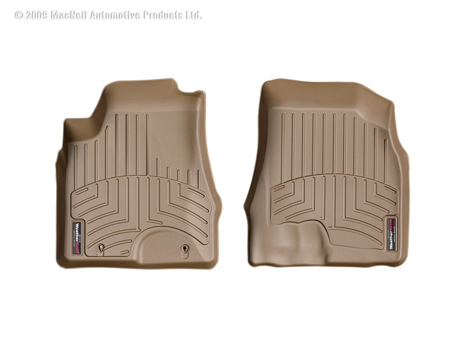 Weathertech 450141 FloorLiner™ DigitalFit®; Tan; Front; Weathertech 450141